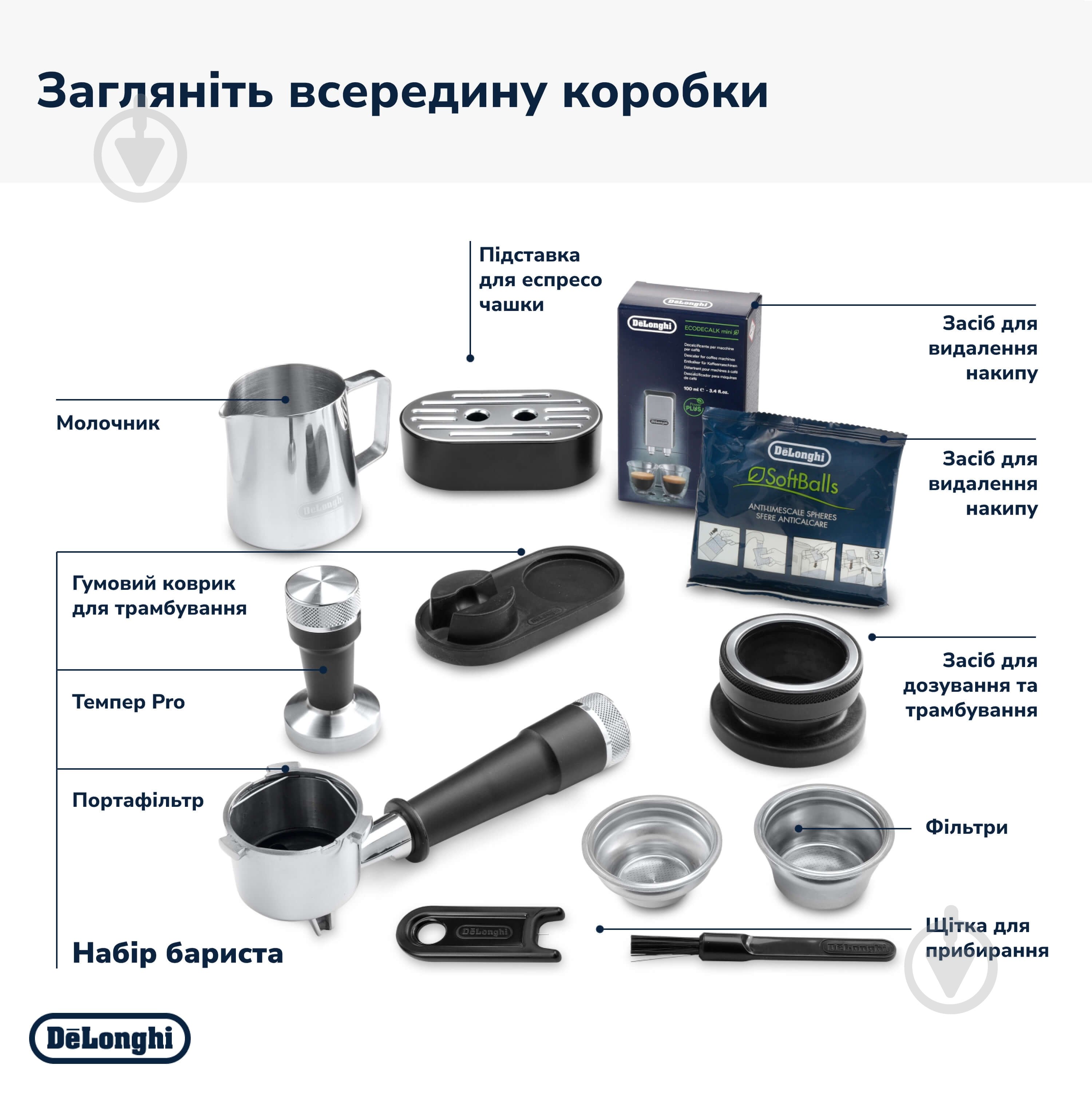 Кавоварка ріжкова Delonghi EC9155.MB La Specialista Arte — фото 8