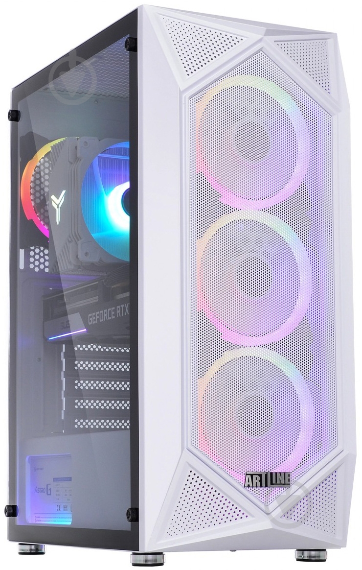 Системный блок Artline Gaming X75WHITE (X75Whitev53Win) white - фото 1 Системный блок Artline Gaming X75WHITE (X75Whitev53Win) white - фото 1