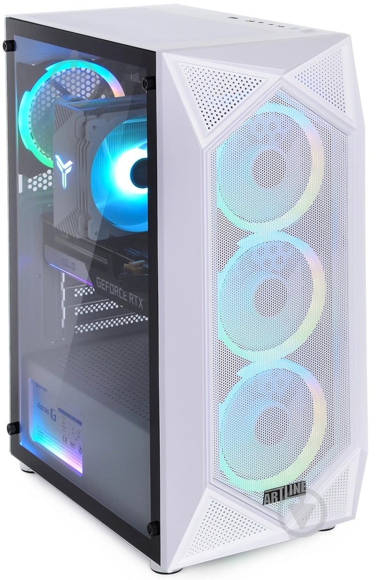 Системный блок Artline Gaming X75WHITE (X75Whitev53Win) white - фото 6 Системный блок Artline Gaming X75WHITE (X75Whitev53Win) white - фото 6