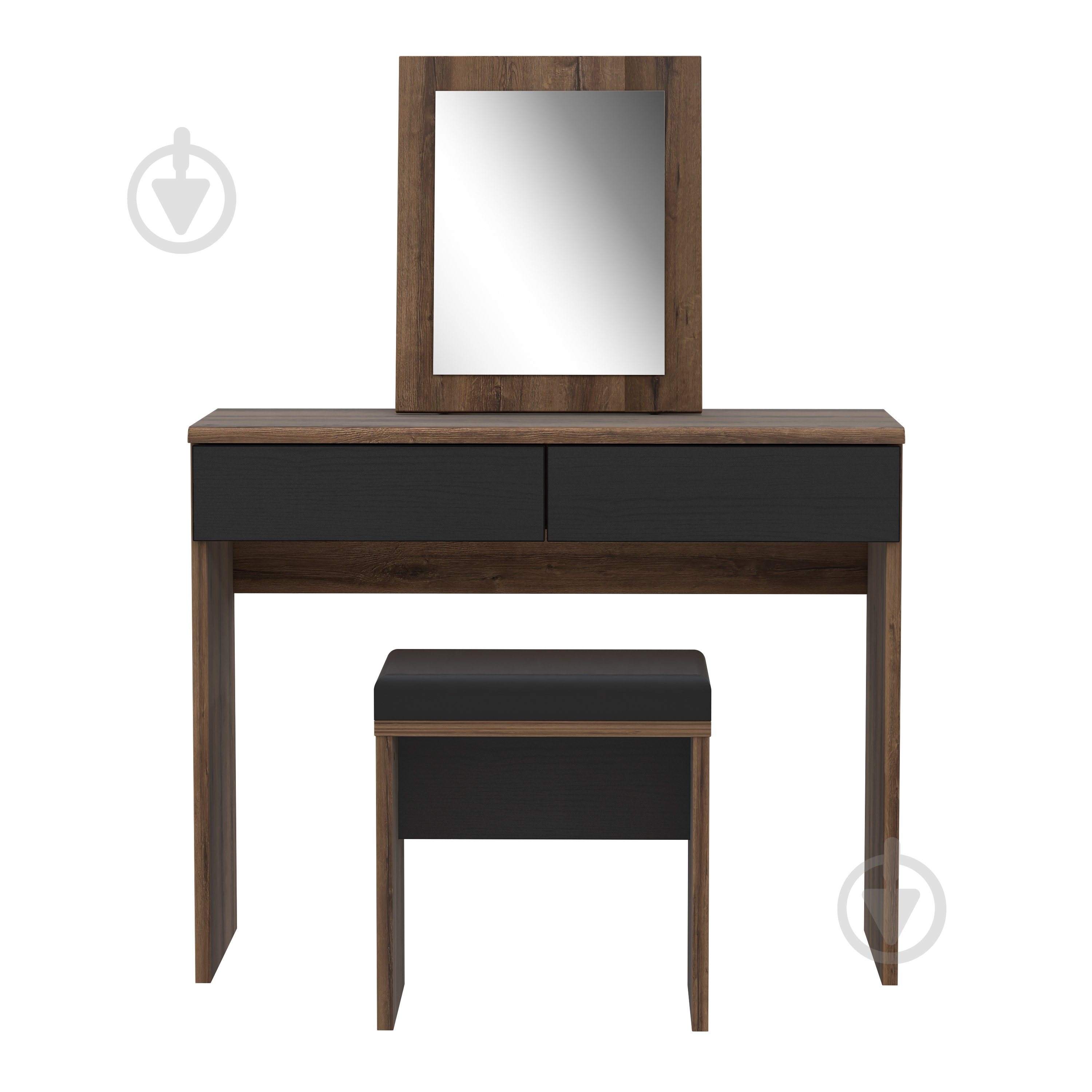 Столик туалетний Bellevue 1003х1325х413 мм дуб болотний / дуб болотний - фото 2 Столик туалетний Bellevue 1003х1325х413 мм дуб болотний / дуб болотний - фото 2