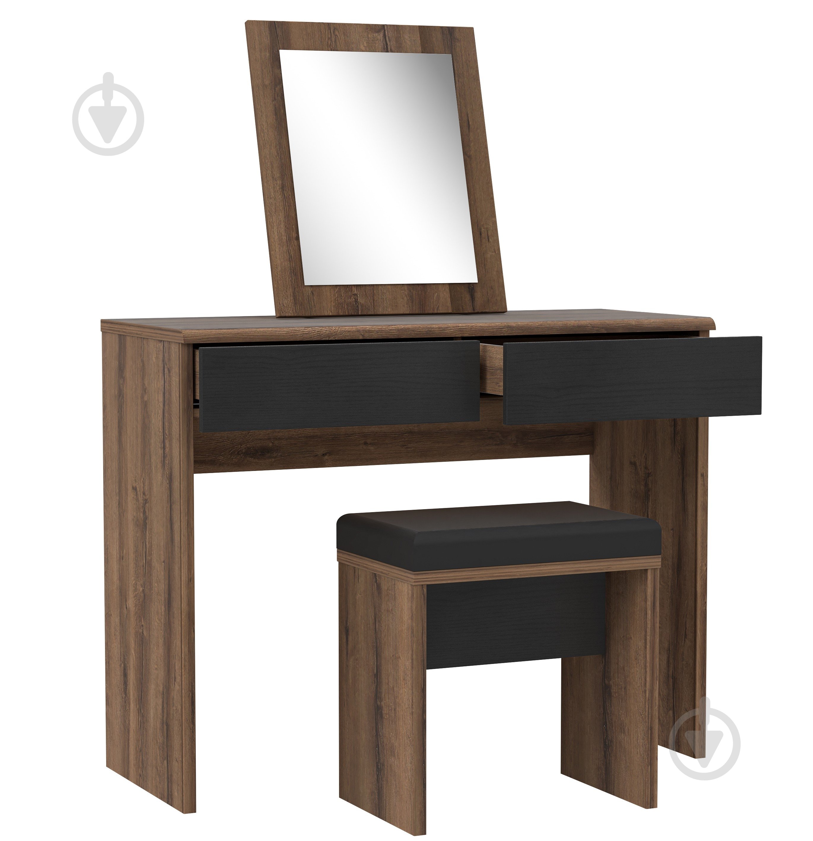 Столик туалетний Bellevue 1003х1325х413 мм дуб болотний / дуб болотний - фото 5 Столик туалетний Bellevue 1003х1325х413 мм дуб болотний / дуб болотний - фото 5