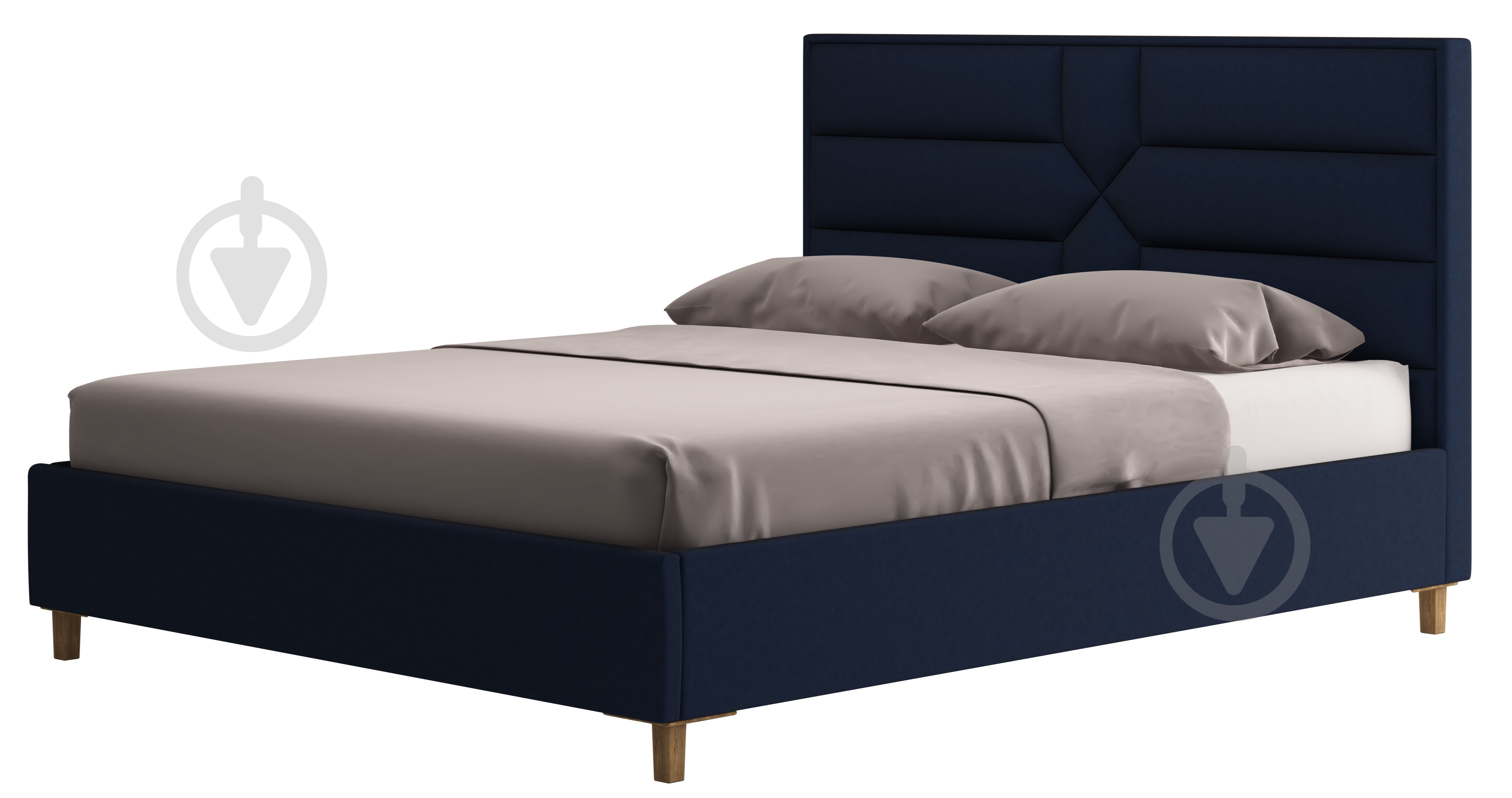 Кровать Green Sofa ВИКТОРИ Прайм Allure Navy 120x200 см - фото 1