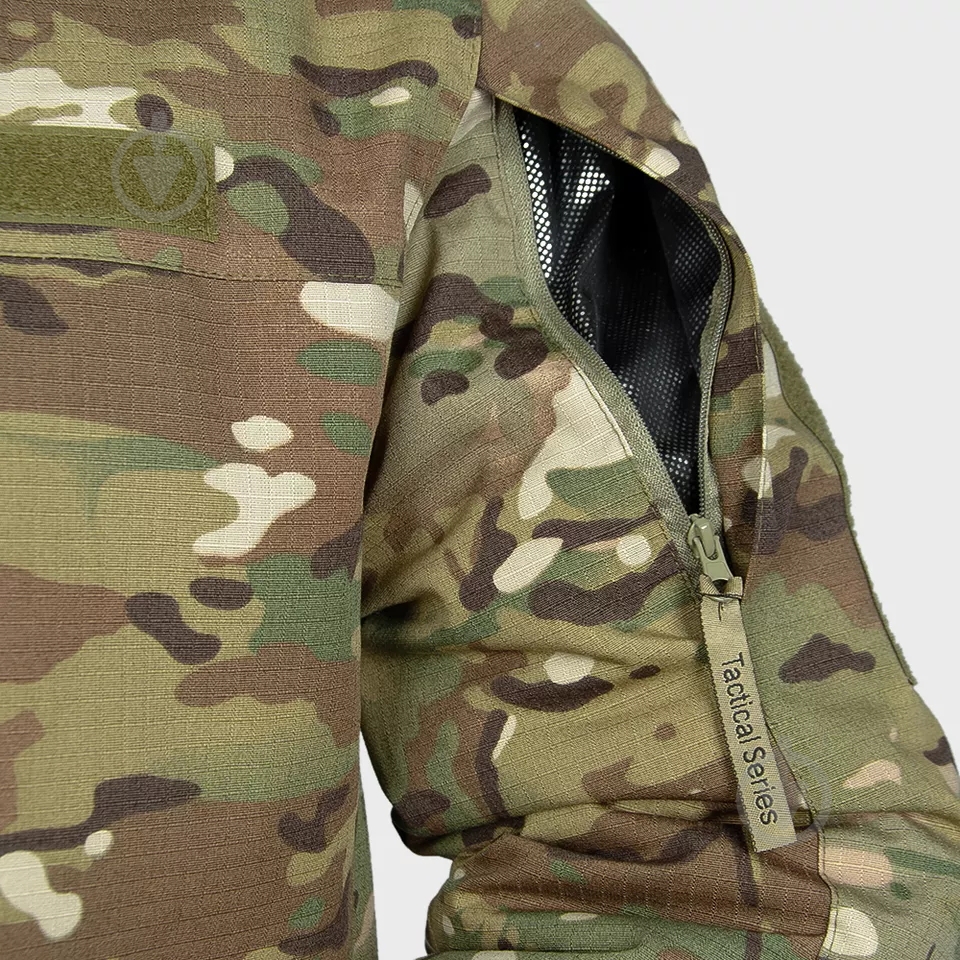 Куртка чоловіча SY Зимова (до -25°C) Ripstop, Термопідкладка, 26968 р.S multicam - фото 4 Куртка чоловіча SY Зимова (до -25°C) Ripstop, Термопідкладка, 26968 р.S multicam - фото 4