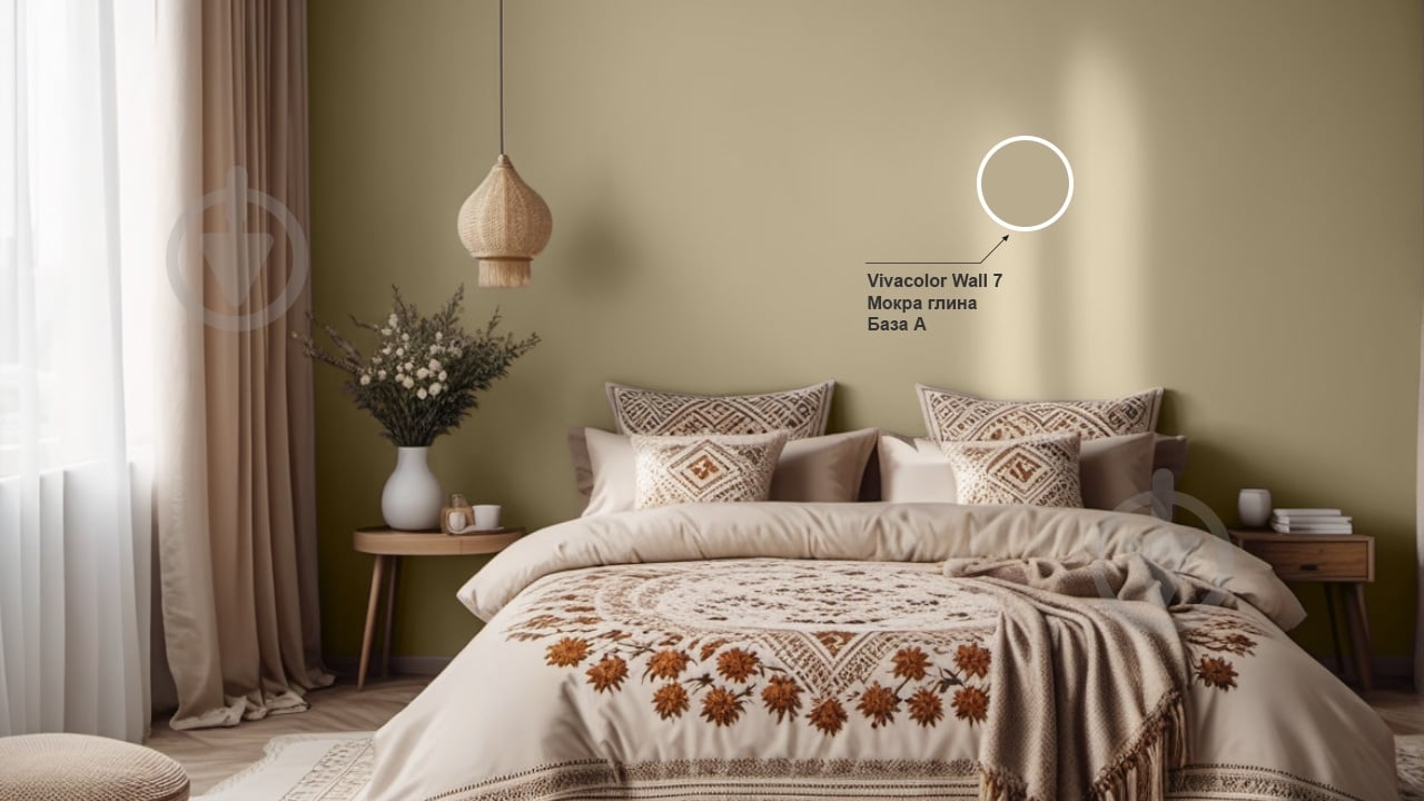 Фарба інтер'єрна латексна Vivacolor Wall 7 А шовковистий мат білий 9 л - фото 3