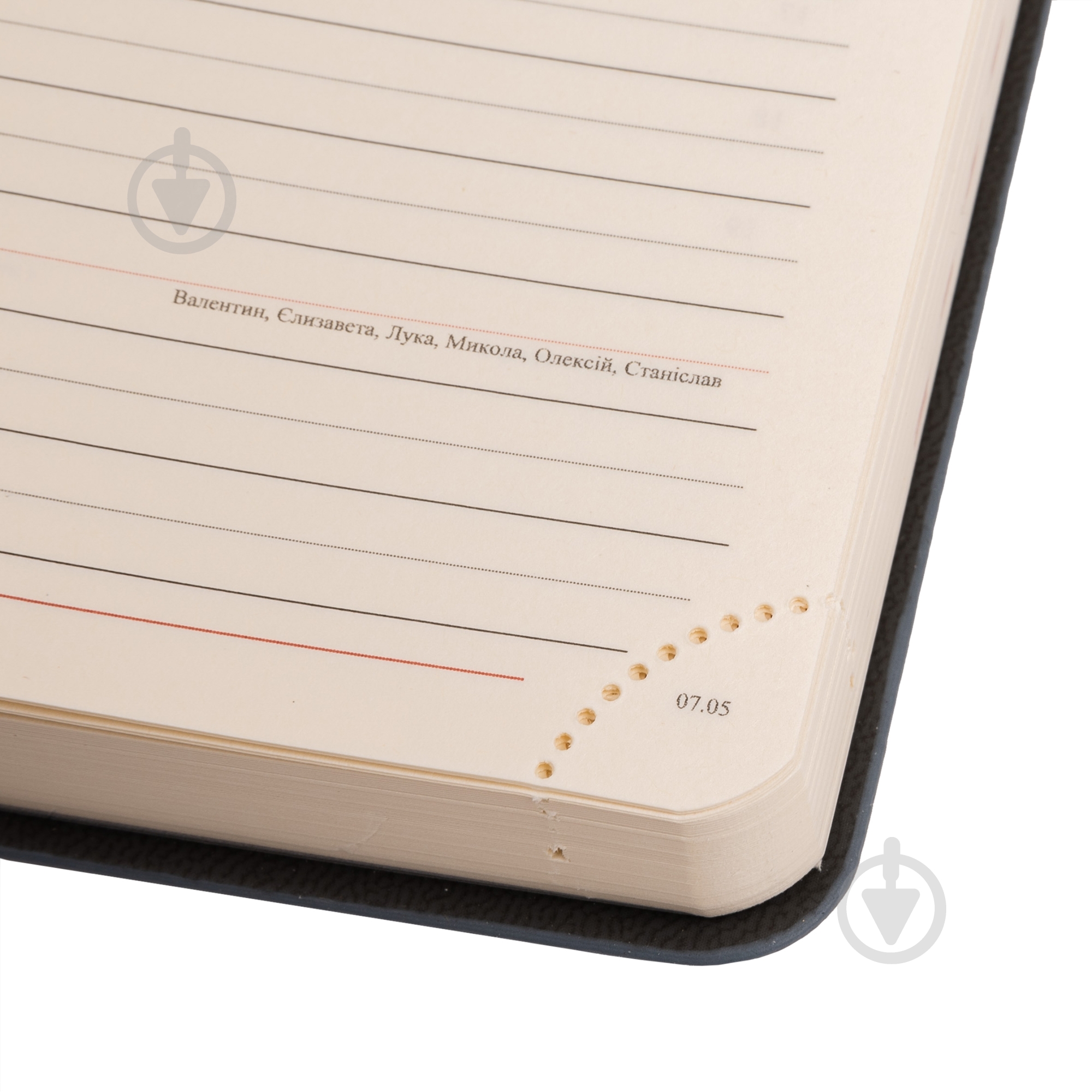 Щоденник датований Corsa темно-сірий 352 стор. Leo Planner Unique A6 2024 - фото 9
