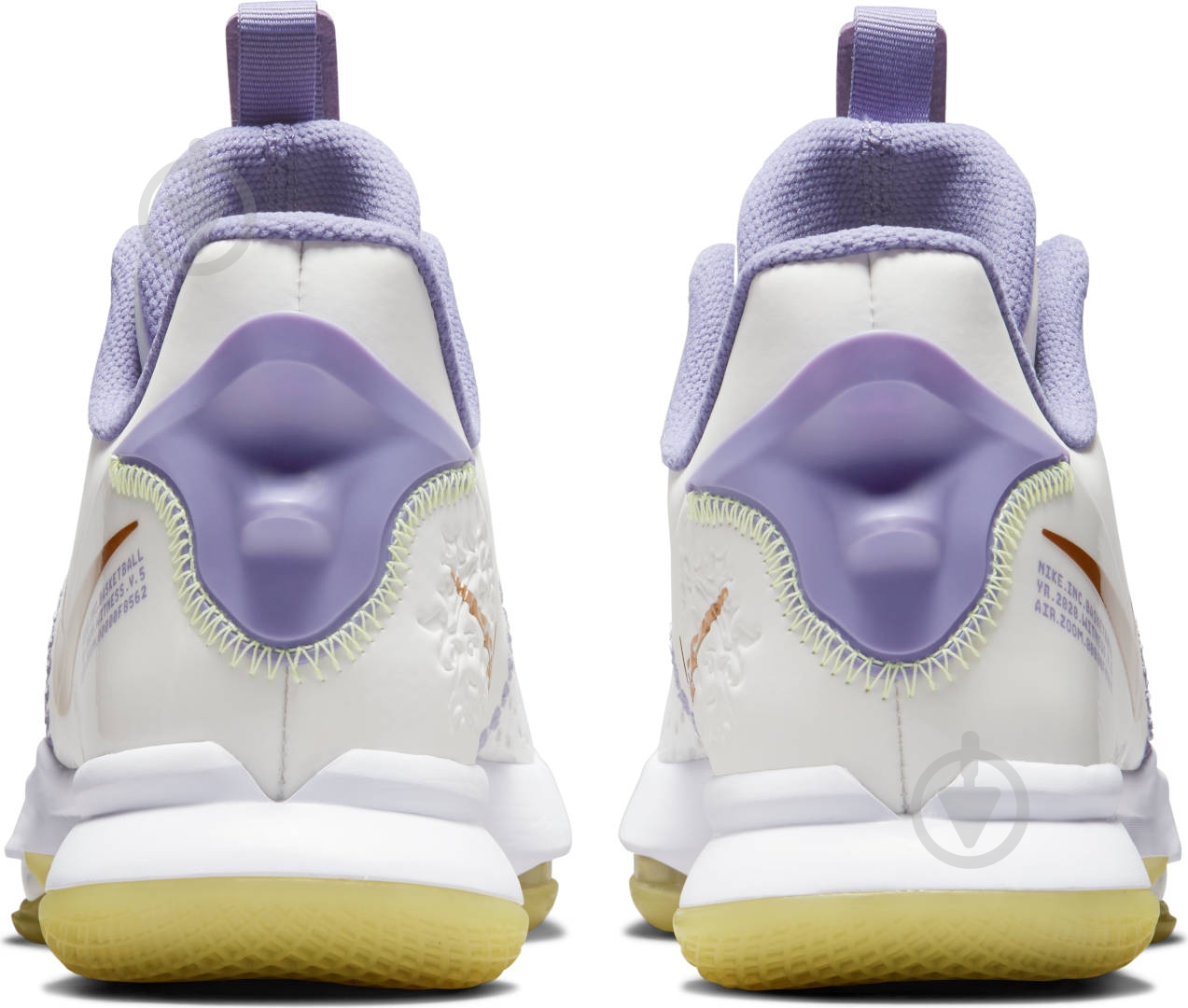 Кроссовки Nike LeBron Witness 5 CQ9380-102 р.44,5 фиолетово-желтые - фото 8