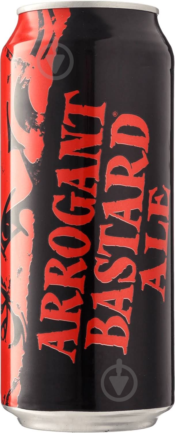 Пиво Stone Brewing Arrogant Bastard 0,473 л - фото 1 Пиво Stone Brewing Arrogant Bastard 0,473 л - фото 1
