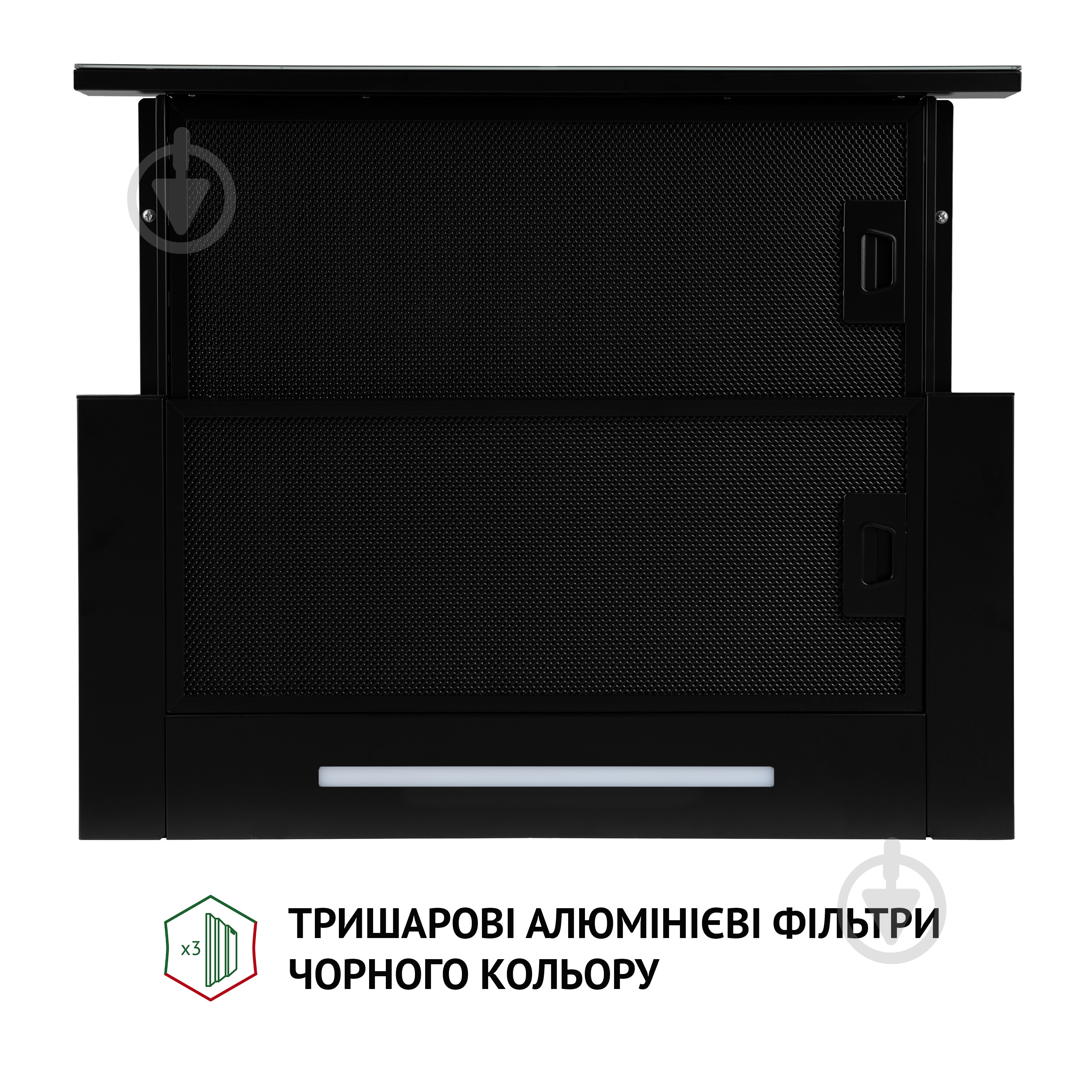 Вытяжка Perfelli TLS 6763 BL 1100 LED Sensor телескопическая - фото 6 Вытяжка Perfelli TLS 6763 BL 1100 LED Sensor телескопическая - фото 6