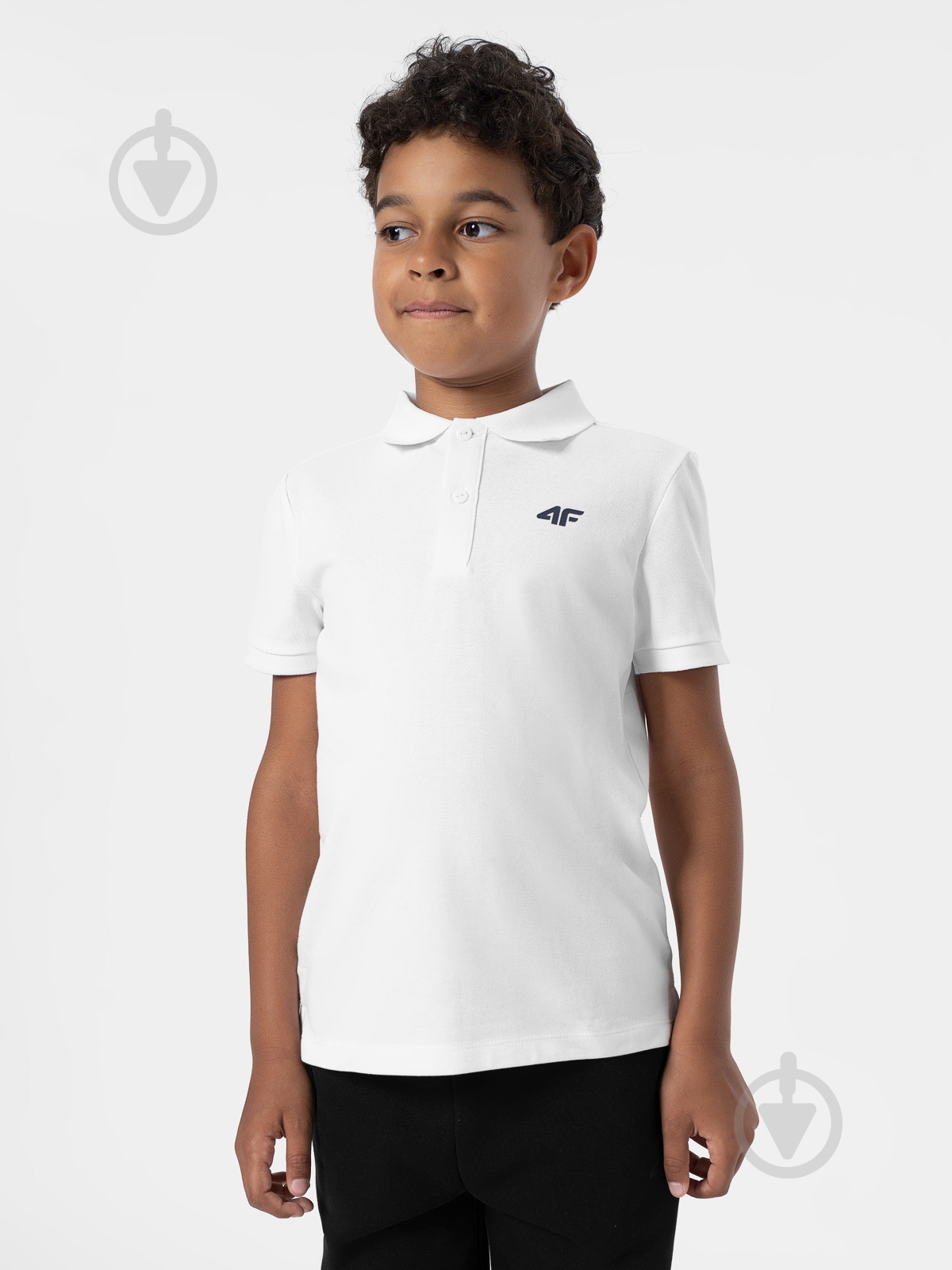 Поло 4F TSHIRT M295 4FJSS23TTSHM295-10S білий - фото 1