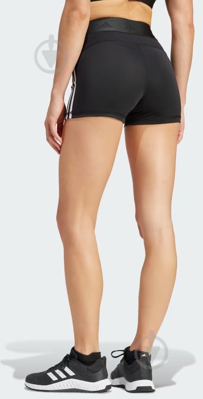 Лосины Adidas HYGLM 3INCH IN9299 р.S черный - фото 2