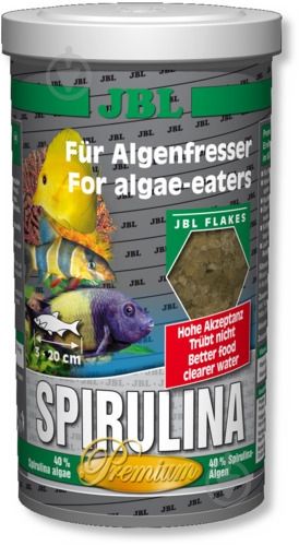 Корм JBL® для рыб Спирулина 1 л (водоросли, моллюски и ракообразные) - фото 1