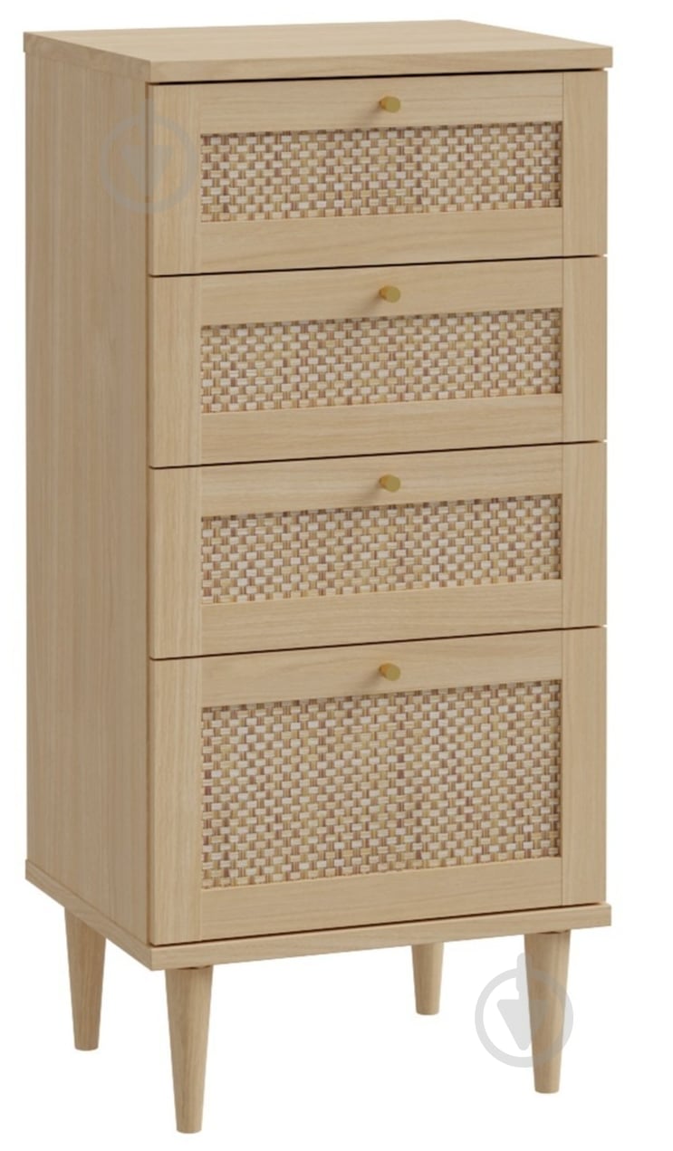 Комод Forte Meble Calasetta CQSK311 504х1088х414 мм дуб елегант - фото 1 Комод Forte Meble Calasetta CQSK311 504х1088х414 мм дуб елегант - фото 1