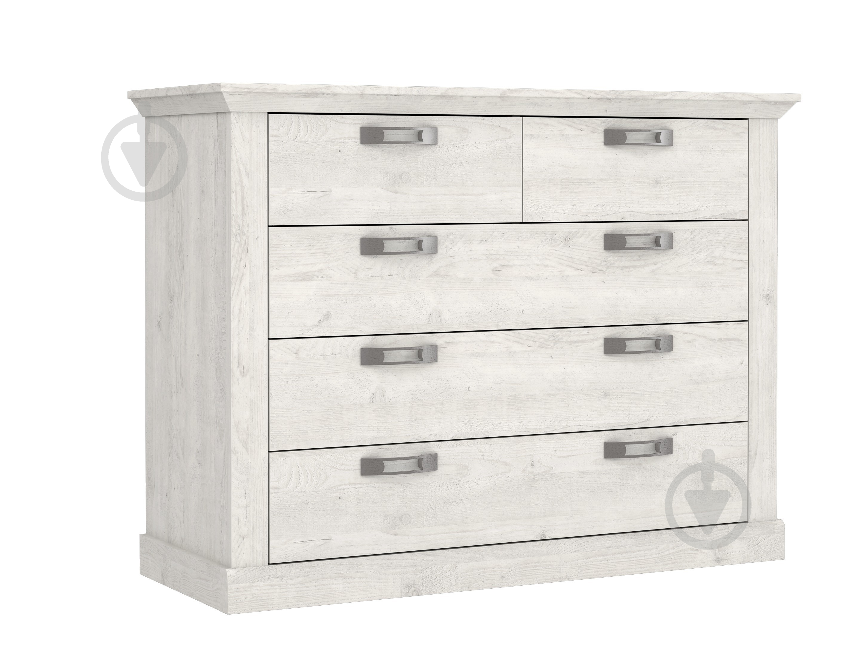 Комод Forte Meble Kashmir KSMK351 1195х899х449 мм пиния белая - фото 1