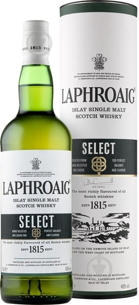 Виски Laphroaig Select 0,7 л - фото 1 Виски Laphroaig Select 0,7 л - фото 1