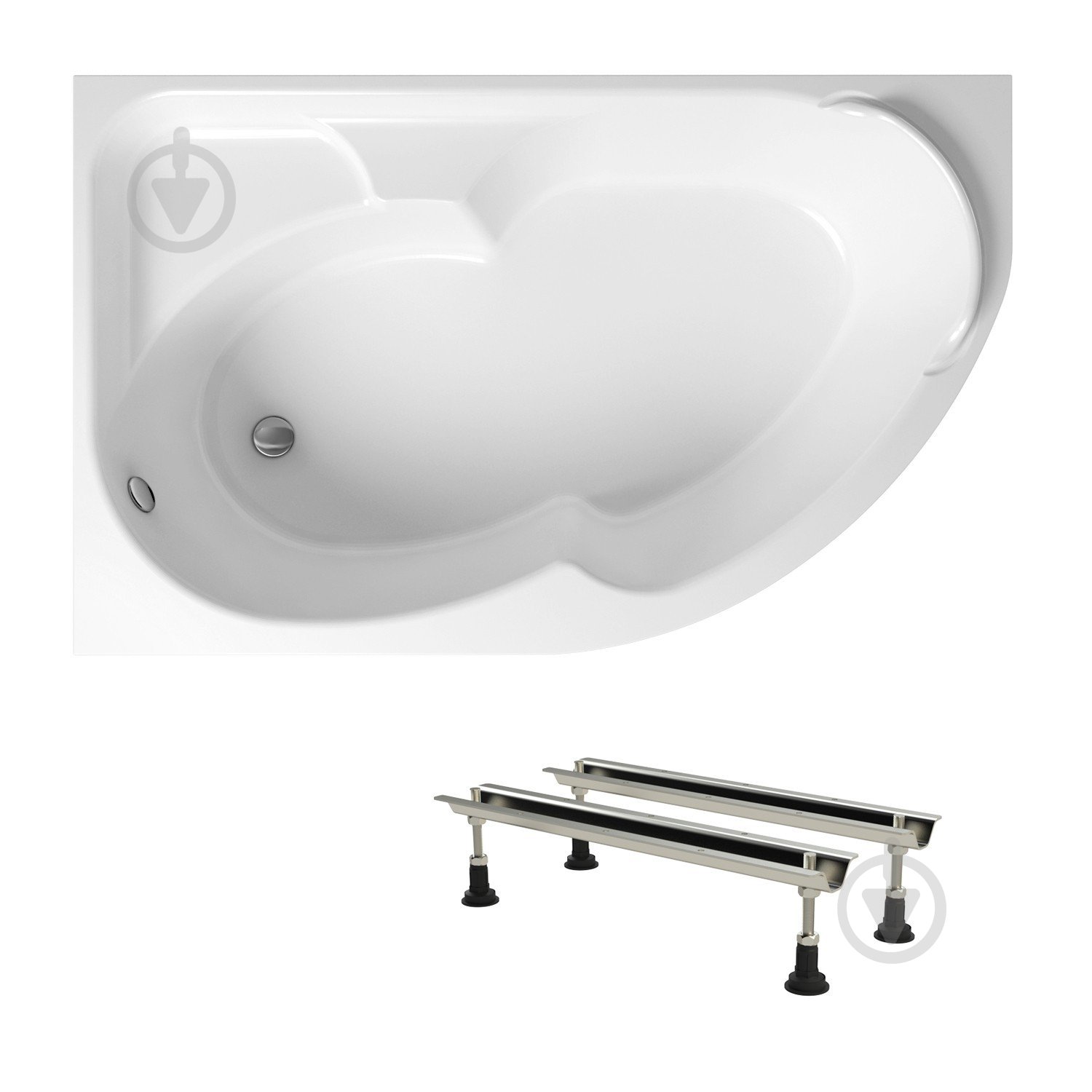 Ванна акриловая Lavinia Boho Grance Hill 170х105 см (левый разворот) с ножками - фото 3 Ванна акриловая Lavinia Boho Grance Hill 170х105 см (левый разворот) с ножками - фото 3