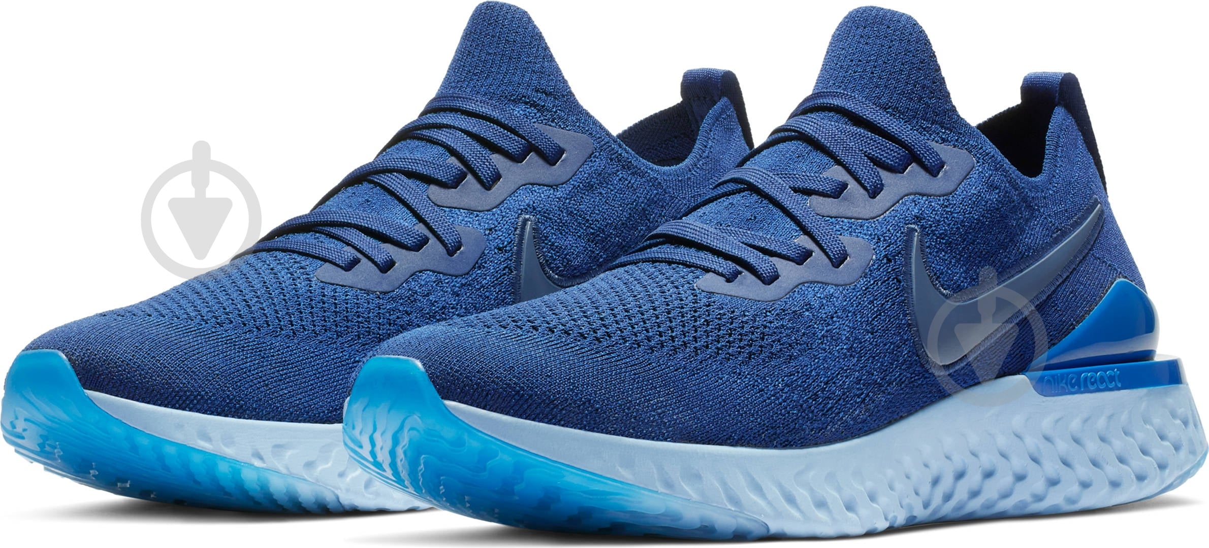 Кроссовки мужские Nike EPIC REACT FLYKNIT 2 BQ8928-400 р.41 темно-синие - фото 3