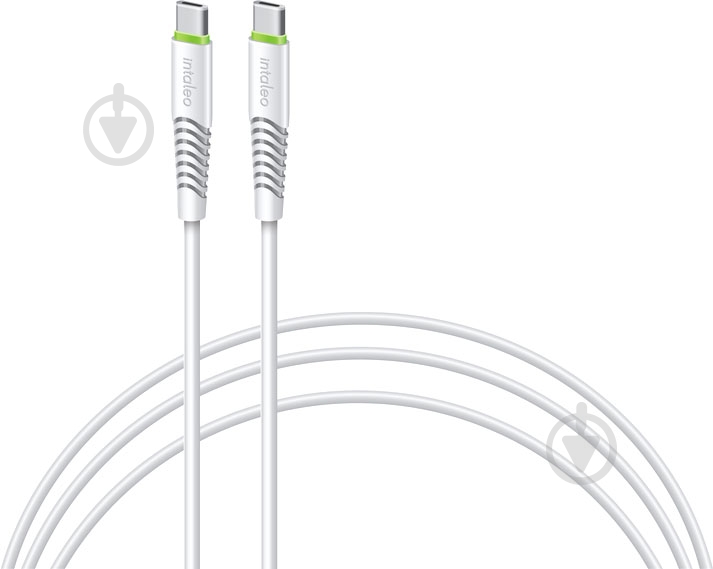 Кабель Intaleo USB Type-C- to USB Type-C (31278507) 1,2 м белый - фото 1 Кабель Intaleo USB Type-C- to USB Type-C (31278507) 1,2 м белый - фото 1