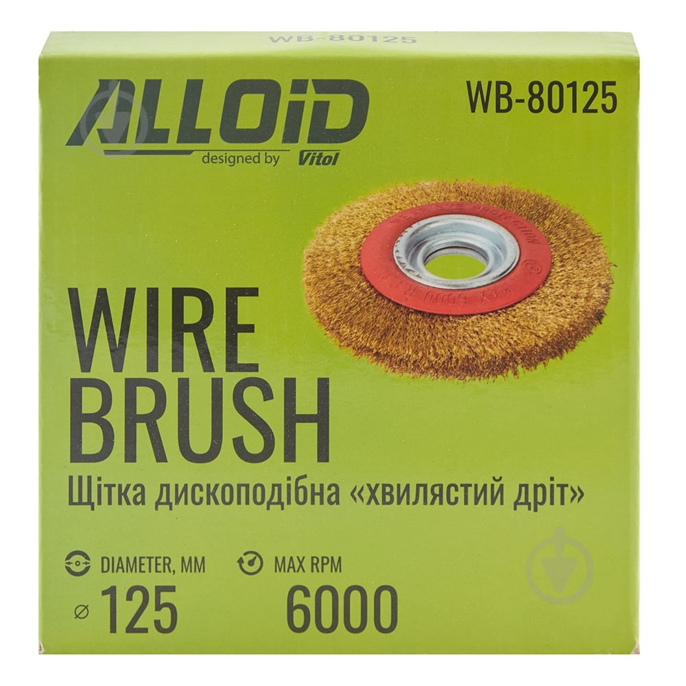 Щетка дисковая Alloid 125 мм WB-80125 - фото 3