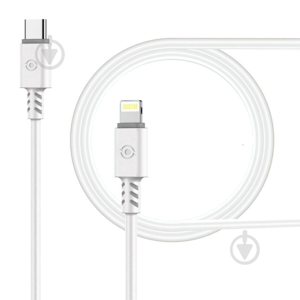 Кабель Intaleo USB Type-C-Lightning (31278511) 1,2 м белый - фото 1 Кабель Intaleo USB Type-C-Lightning (31278511) 1,2 м белый - фото 1