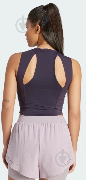 Футболка Adidas ELEV HIIT TK IQ1763 р.M коричневый - фото 2