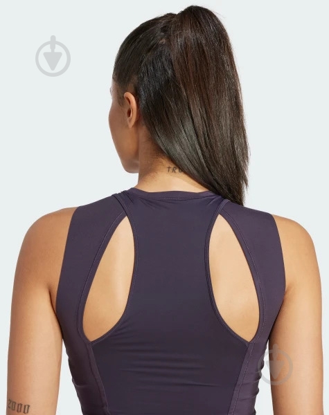 Футболка Adidas ELEV HIIT TK IQ1763 р.M коричневый - фото 4