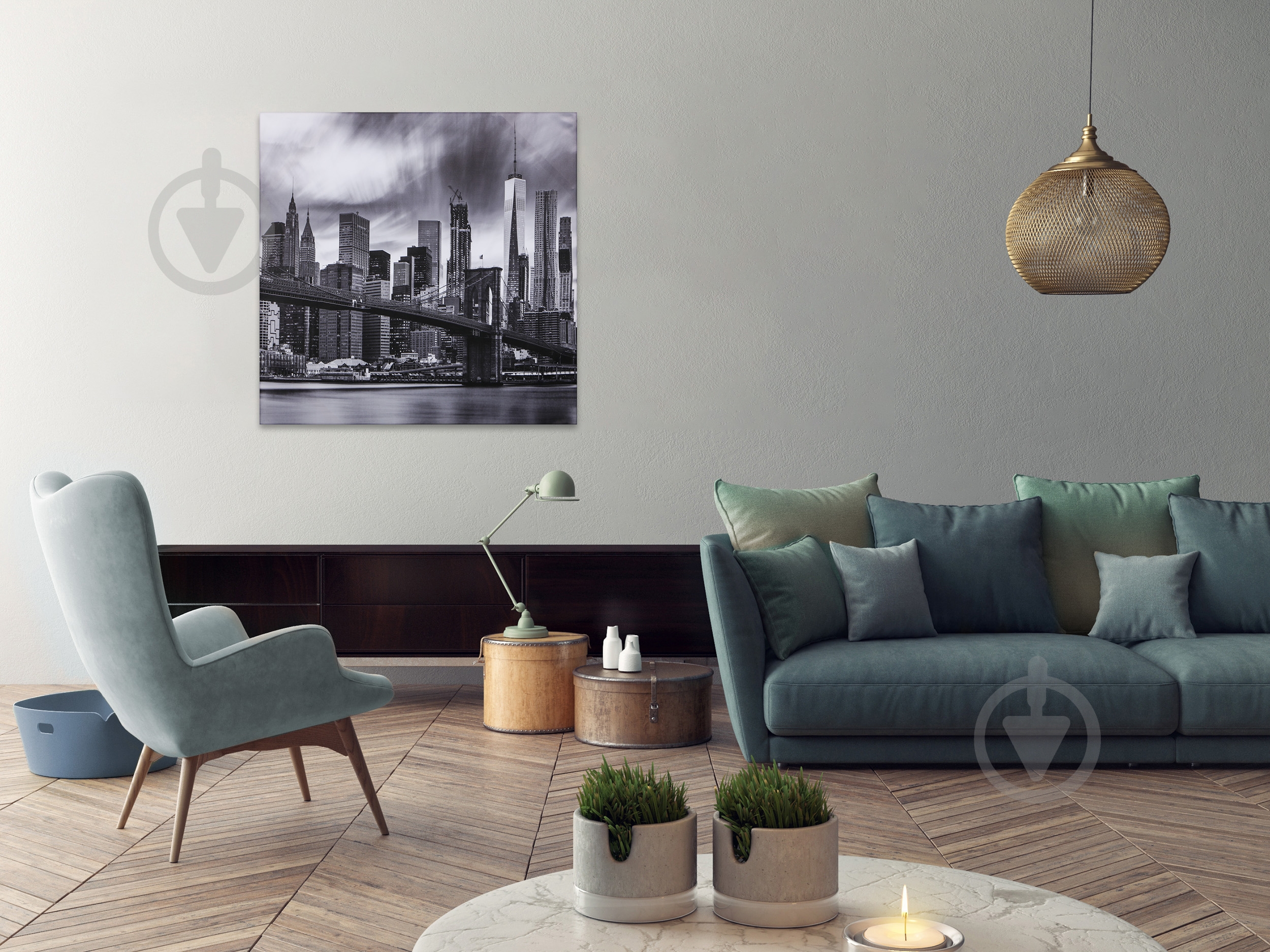 Репродукция B & W_NYC1 80x80 см - фото 4 Репродукция B & W_NYC1 80x80 см - фото 4