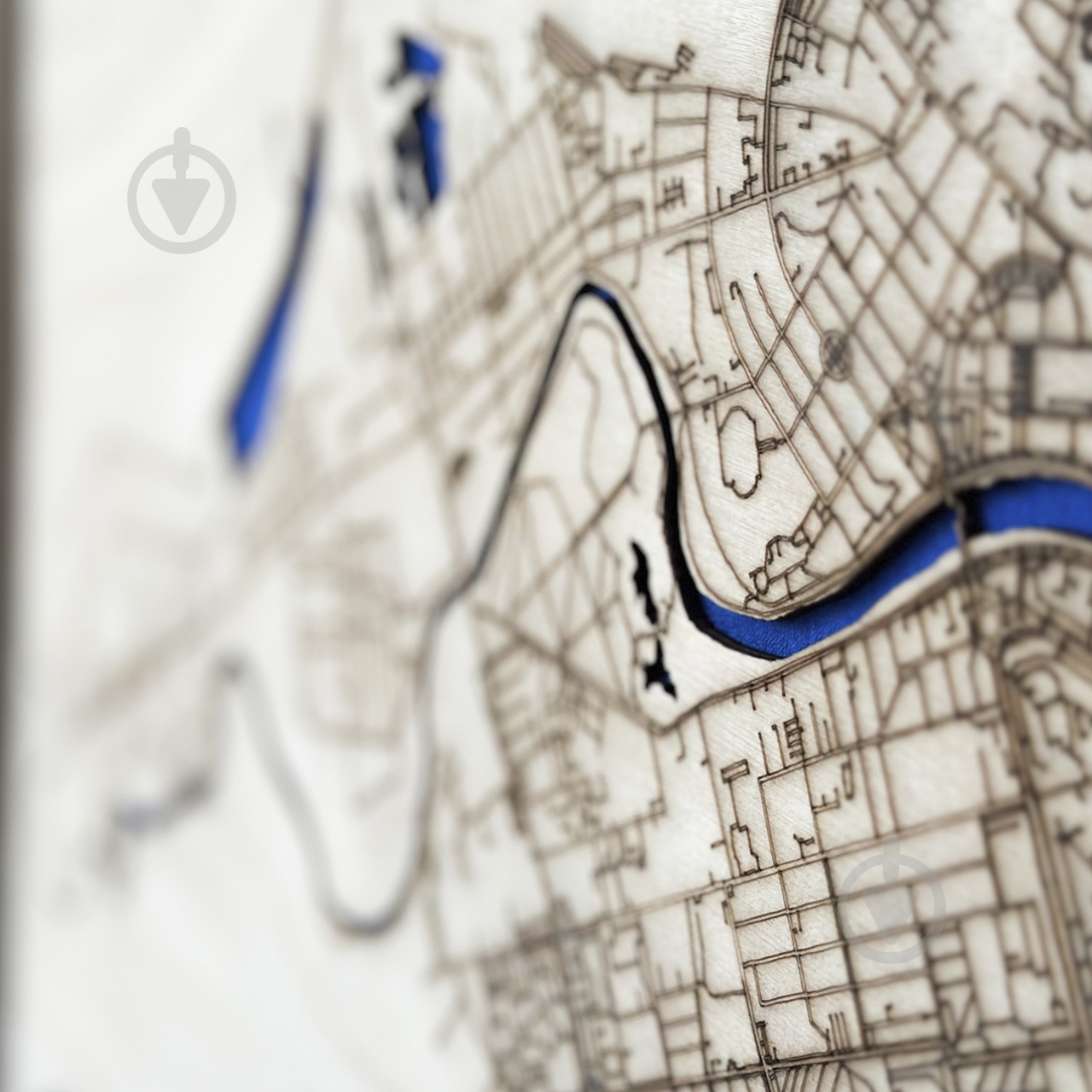 Карта Украины Ужгород 65x65 см - фото 5 Карта Украины Ужгород 65x65 см - фото 5