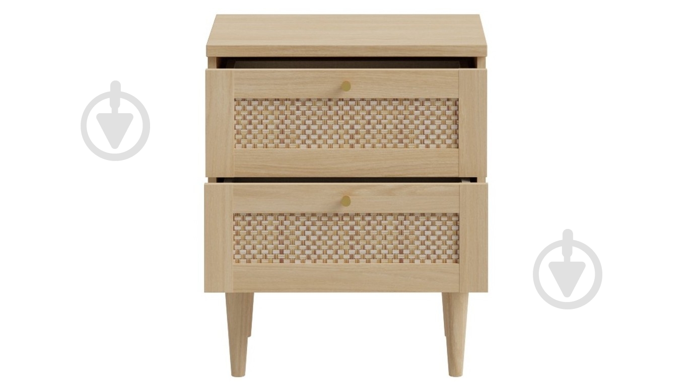 Тумба приліжкова Forte Meble Calasetta 500x610x350 мм дуб елегант/дуб натуральний - фото 4 Тумба приліжкова Forte Meble Calasetta 500x610x350 мм дуб елегант/дуб натуральний - фото 4