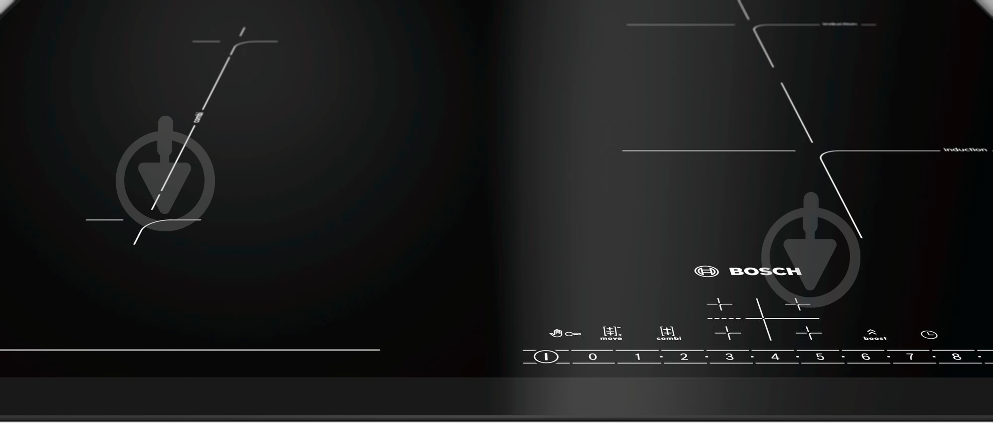 Варочная поверхность индукционная Bosch PVS651FB1E - фото 4 Варочная поверхность индукционная Bosch PVS651FB1E - фото 4
