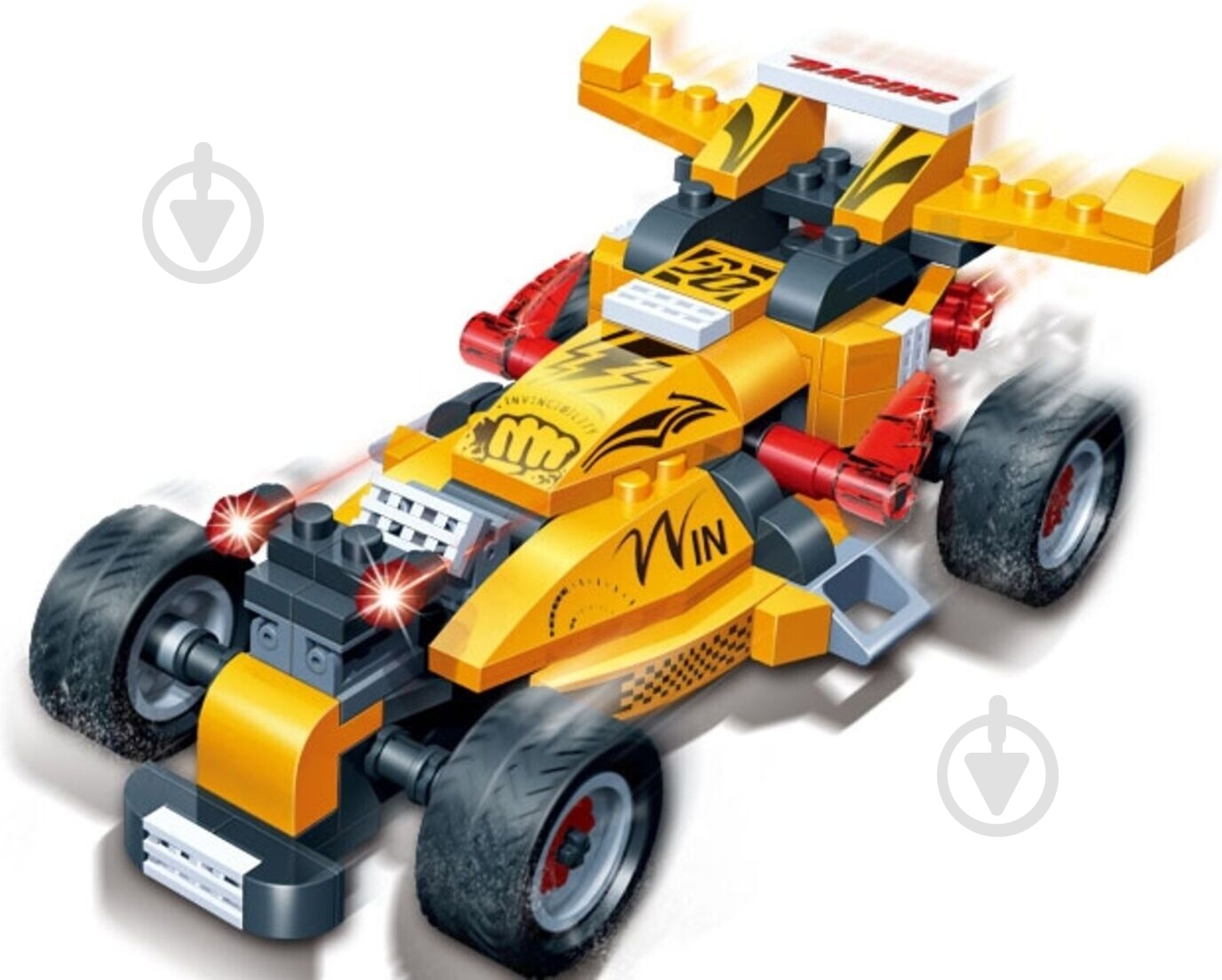 Конструктор BanBao Гоночный инерционный автомобиль Непобедимость 8609 - фото 2 Конструктор BanBao Гоночный инерционный автомобиль Непобедимость 8609 - фото 2