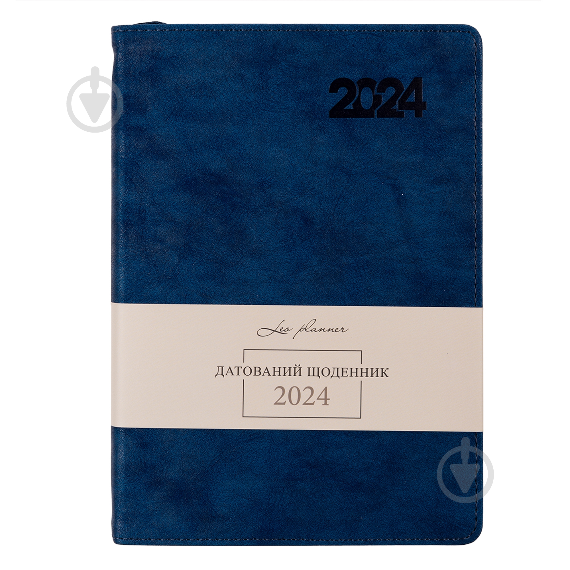 Щоденник датований темно-синій 368 стор. Leo Planner Case A5 2024 - фото 1