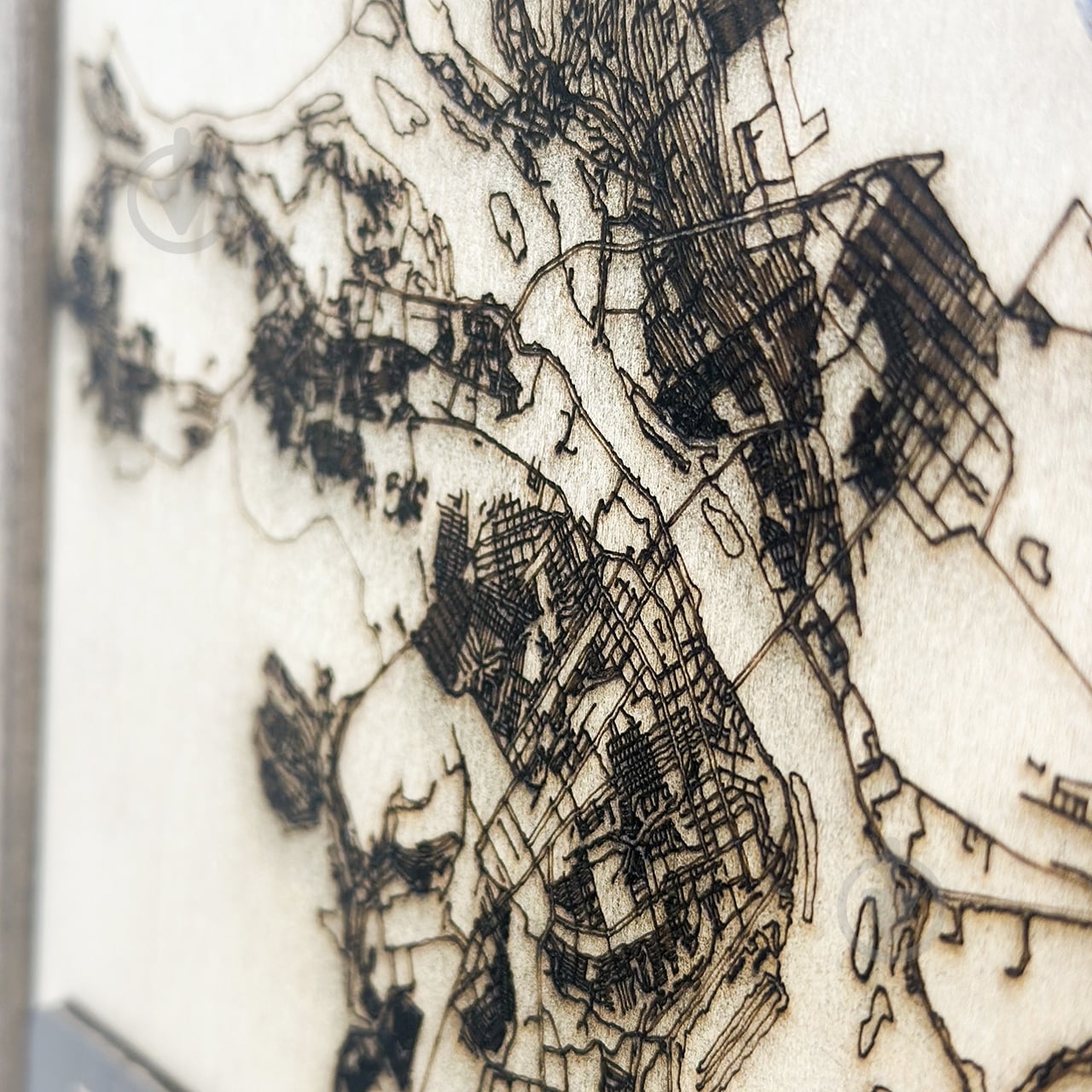 Карта Украины Днепр 20x20 см - фото 5