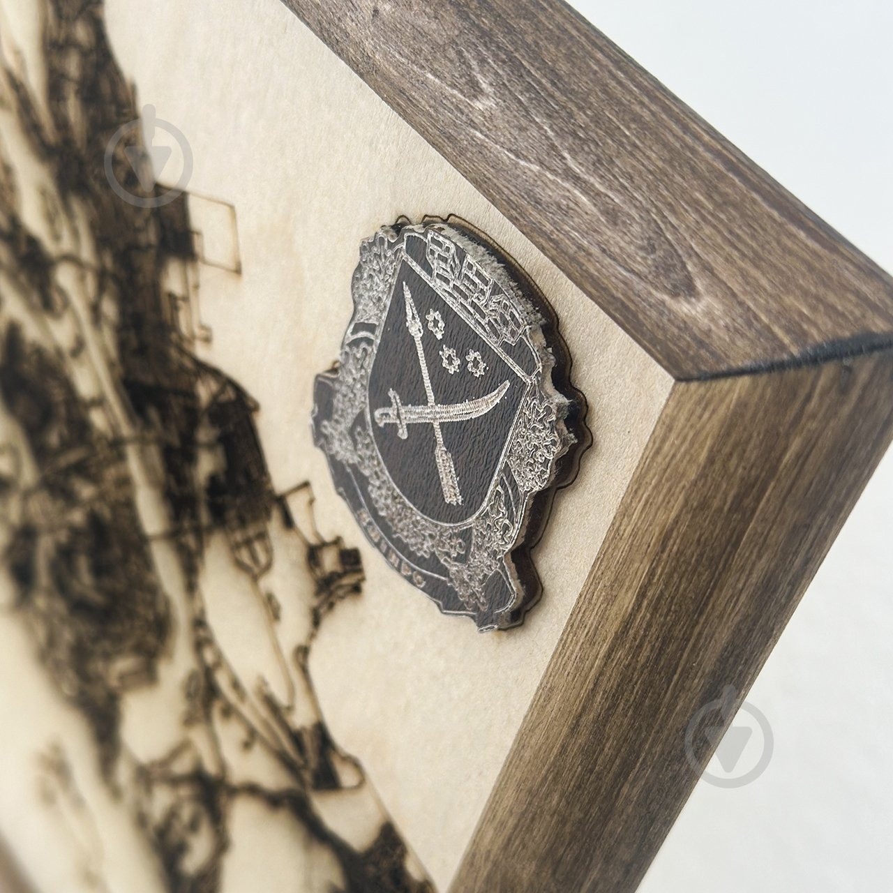 Карта Украины Днепр 20x20 см - фото 6