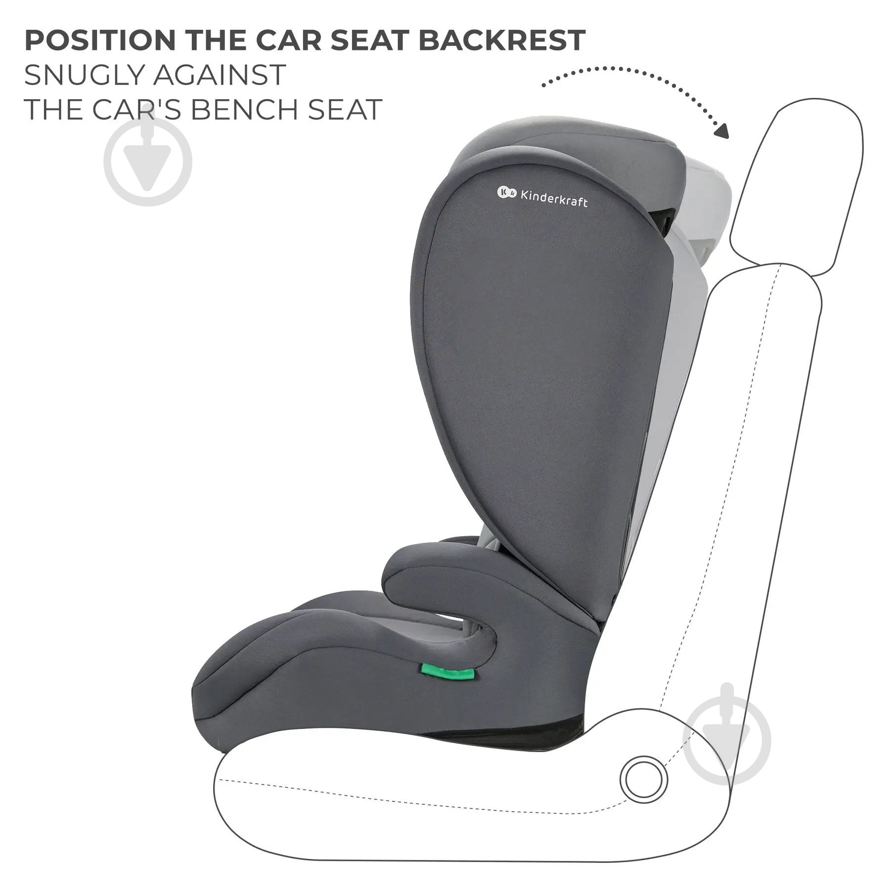 Автокресло-бустер Kinderkraft i-Spark серый KCISPA00GRY0000 - фото 9 Автокресло-бустер Kinderkraft i-Spark серый KCISPA00GRY0000 - фото 9