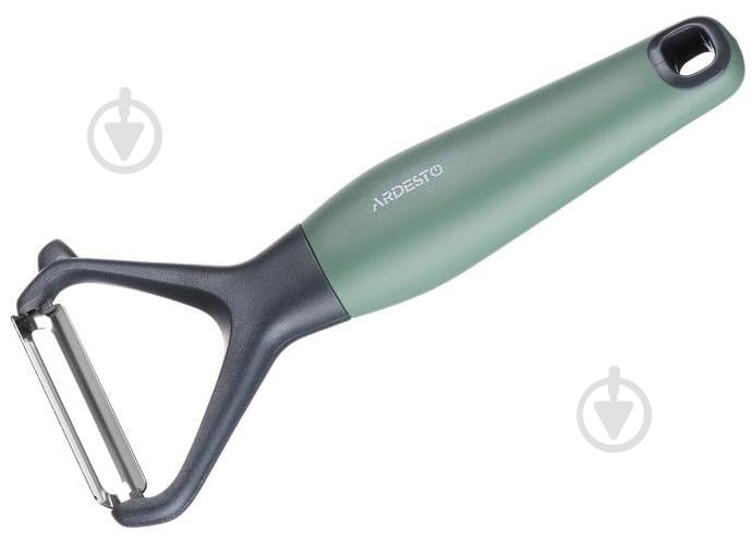 Овощечистка ARDESTO Gemini 16,1 см серо-зеленая AR2109PG - фото 1