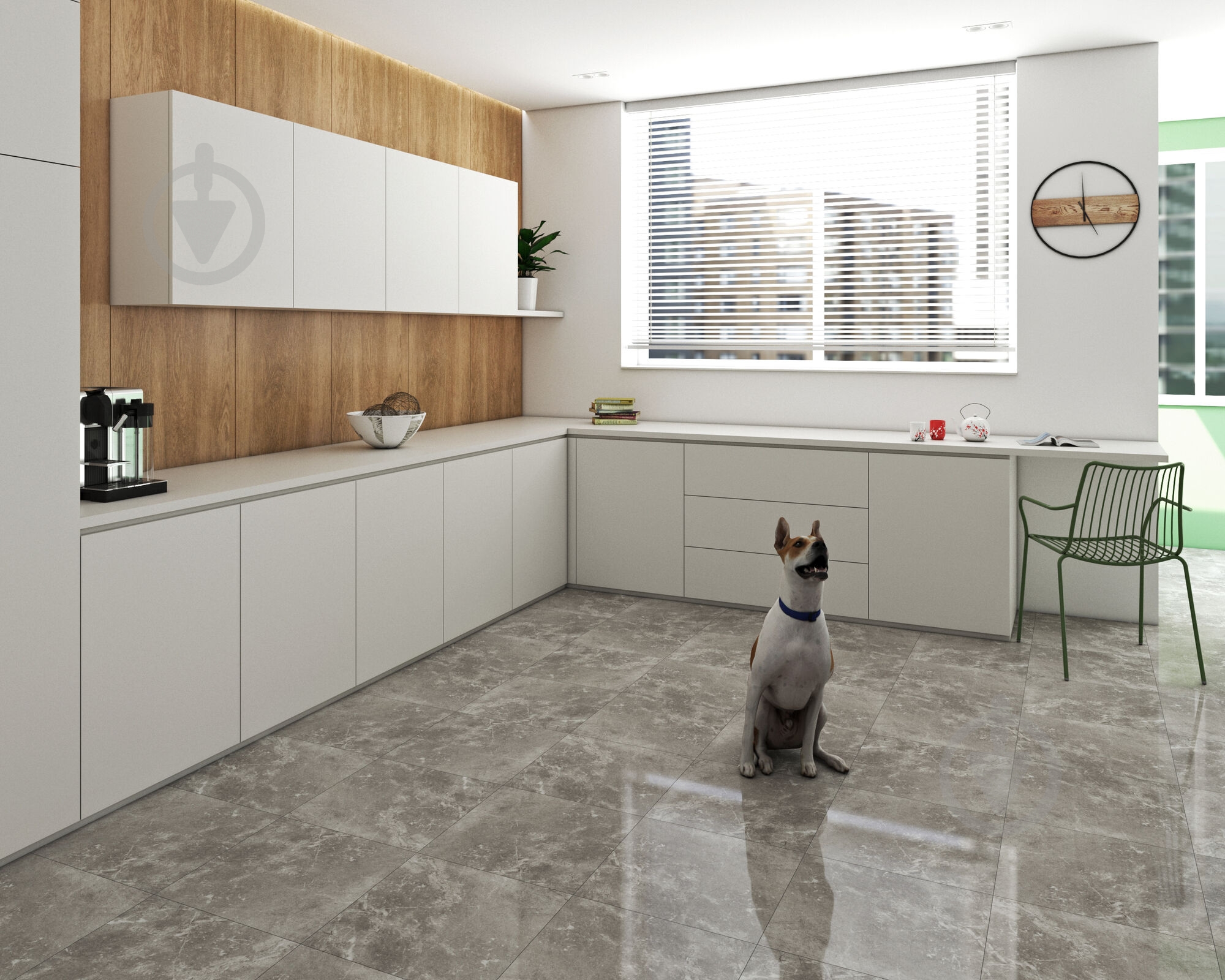 Плитка EcoCeramic LOUVRE GRIS 45х45 - фото 5 Плитка EcoCeramic LOUVRE GRIS 45х45 - фото 5