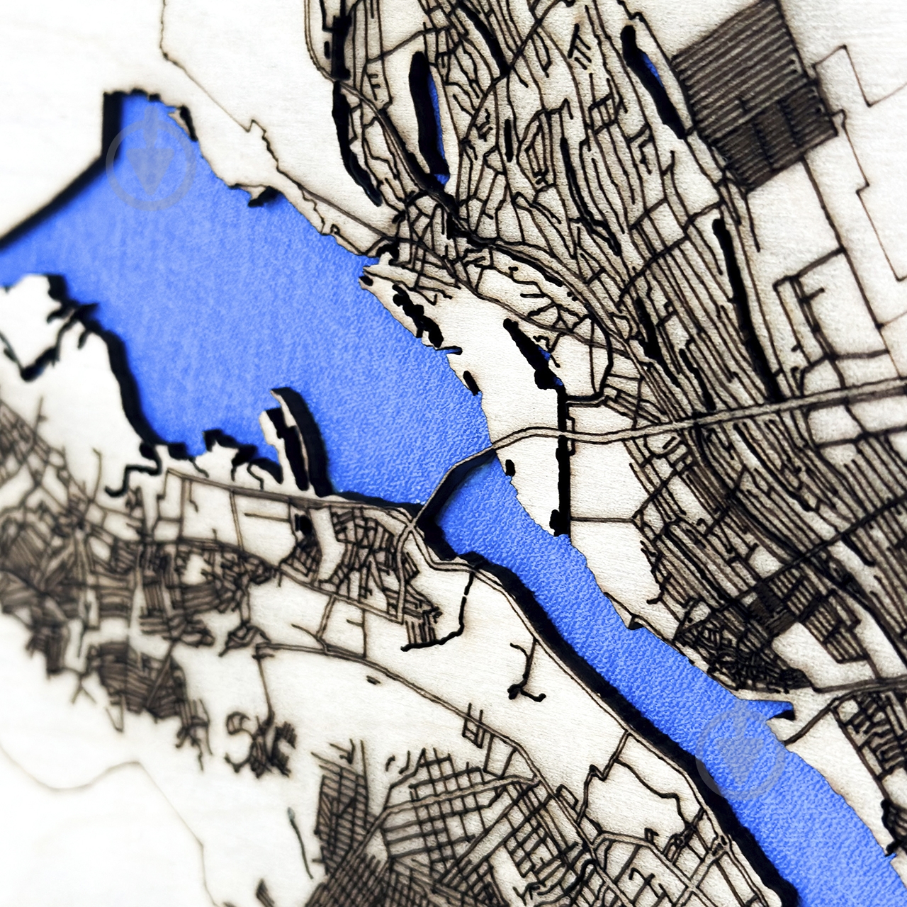 Мапа України Дніпро 40x46 см - фото 4