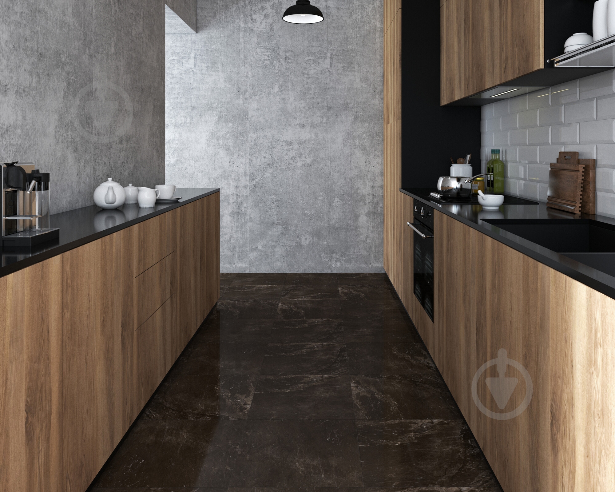 Плитка EcoCeramic LOUVRE MARRON 45х45 - фото 5