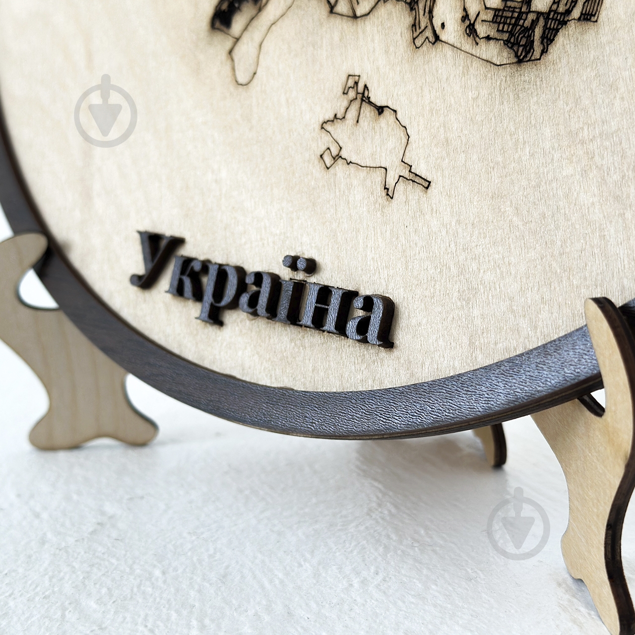 Карта Украины Днепр с подставкой d30 - фото 3 Карта Украины Днепр с подставкой d30 - фото 3