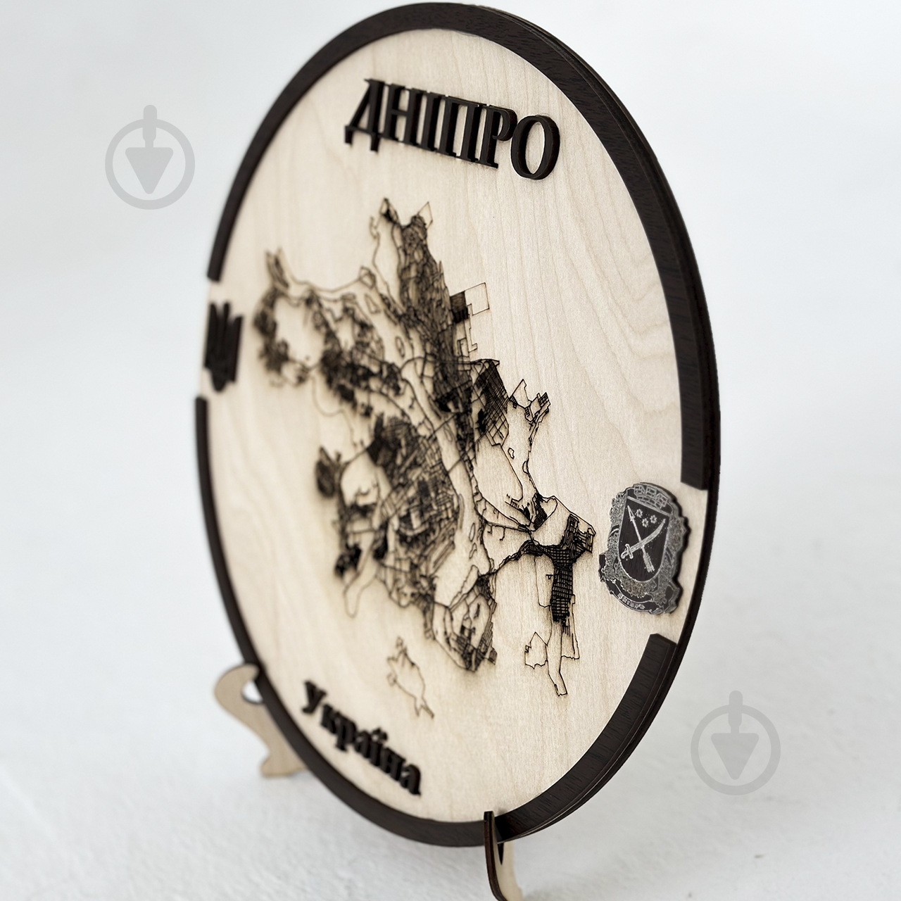 Карта Украины Днепр с подставкой d30 - фото 7 Карта Украины Днепр с подставкой d30 - фото 7