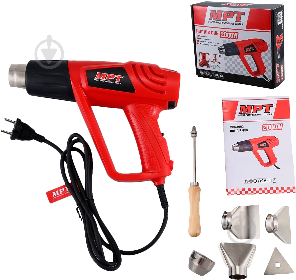 Фен строительный MPT MHG2003 - фото 7