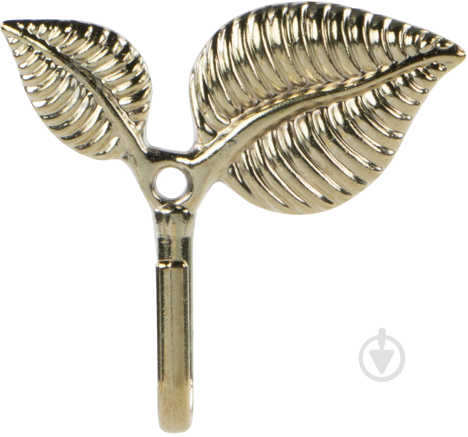 Крючок листья золото 24073 - фото 2