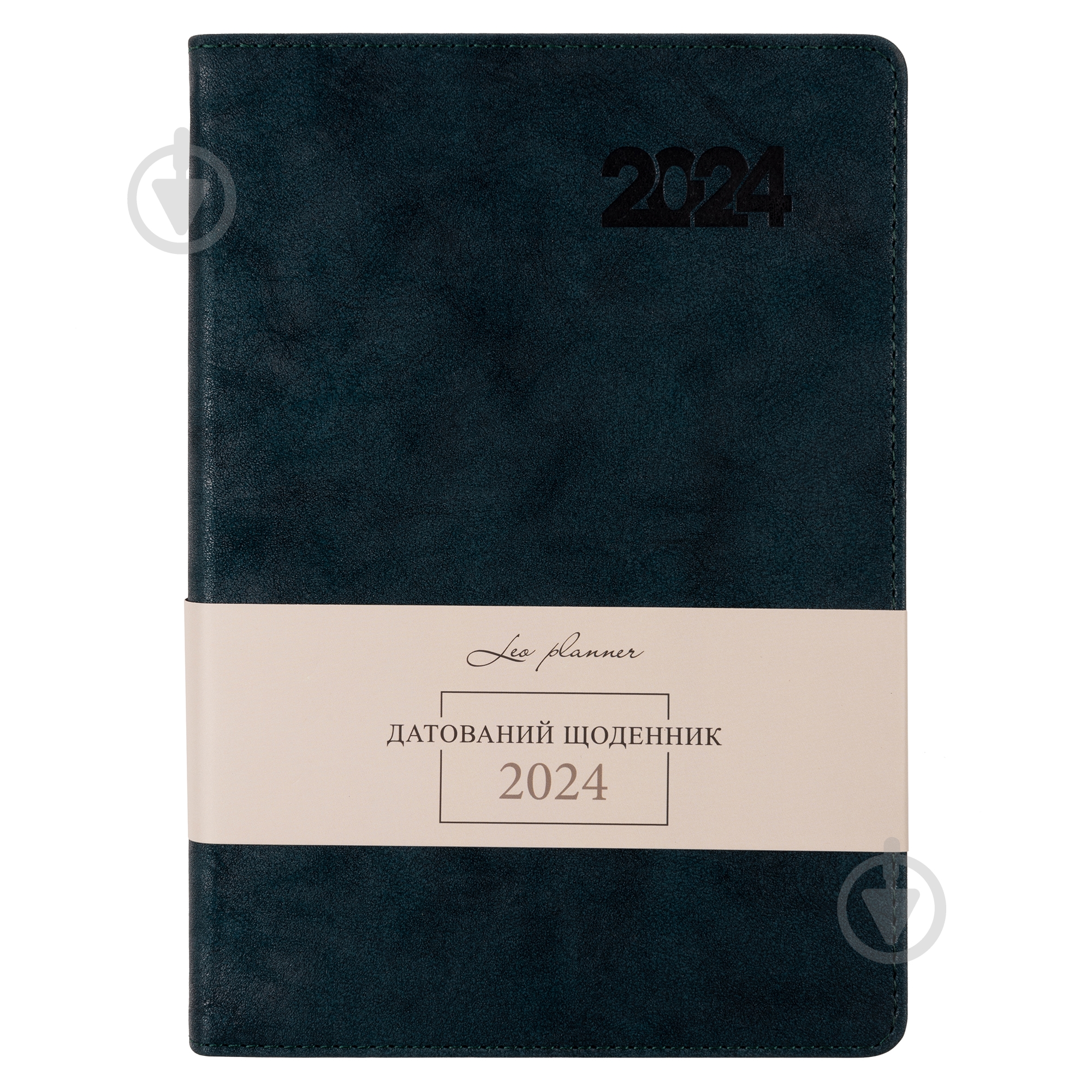 Дневник датированный графит 368 стр. Leo Planner Case A5 2024 - фото 1