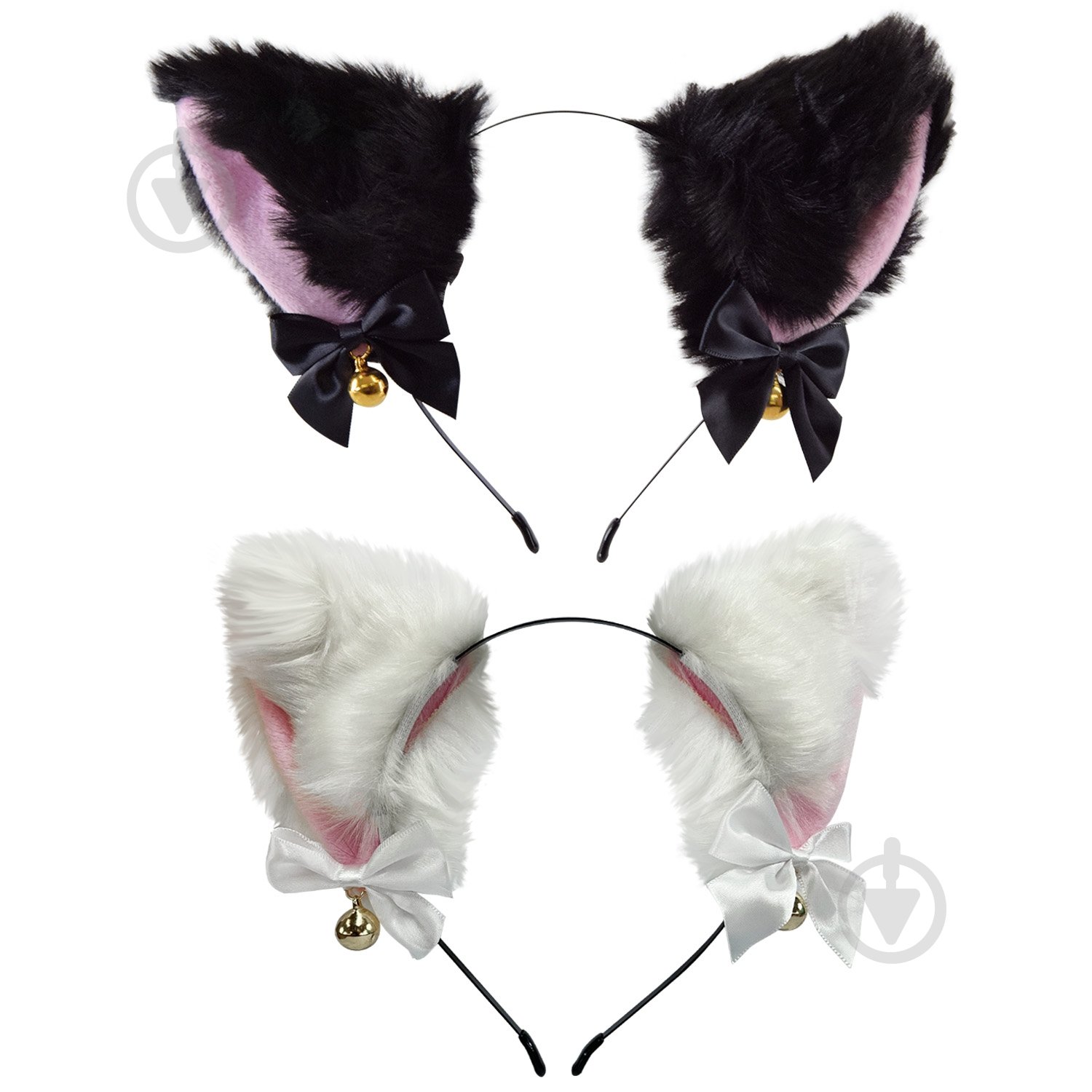 Обруч Shantou Аніме вушка кішки з дзвіночком, 2 кольори, 11*14см - фото 1 Обруч Shantou Аніме вушка кішки з дзвіночком, 2 кольори, 11*14см - фото 1