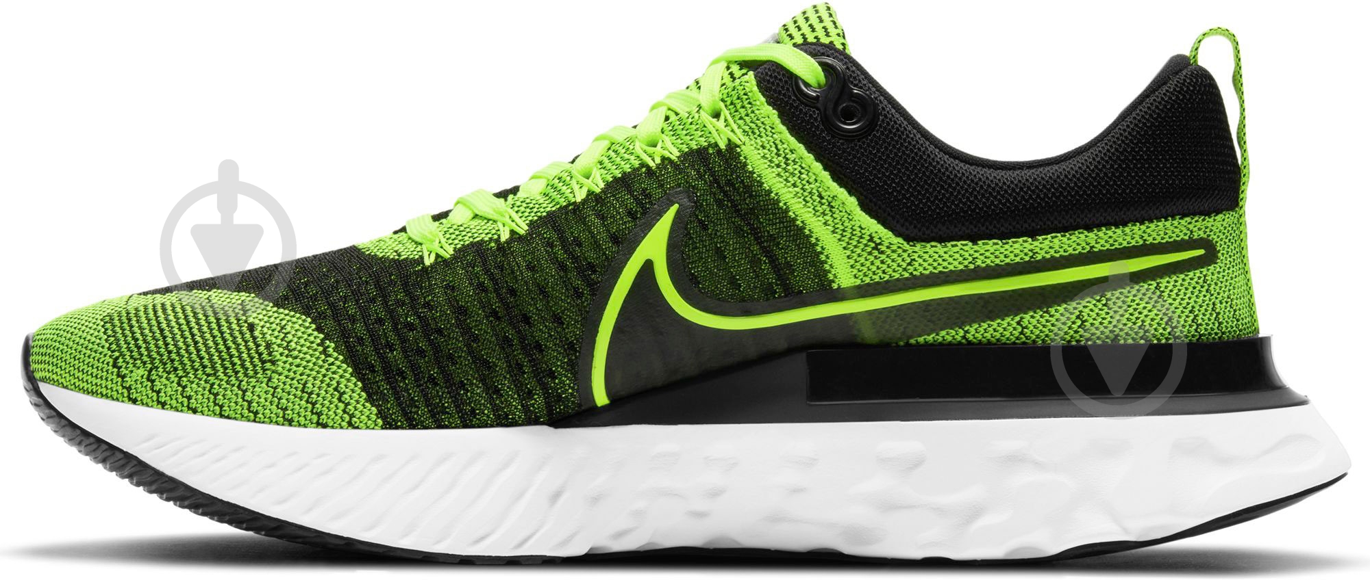 Кроссовки Nike ReactINFINITY Run Flyknit 2 CT2357-700 р.43 салатово-черные - фото 7 Кроссовки Nike ReactINFINITY Run Flyknit 2 CT2357-700 р.43 салатово-черные - фото 7