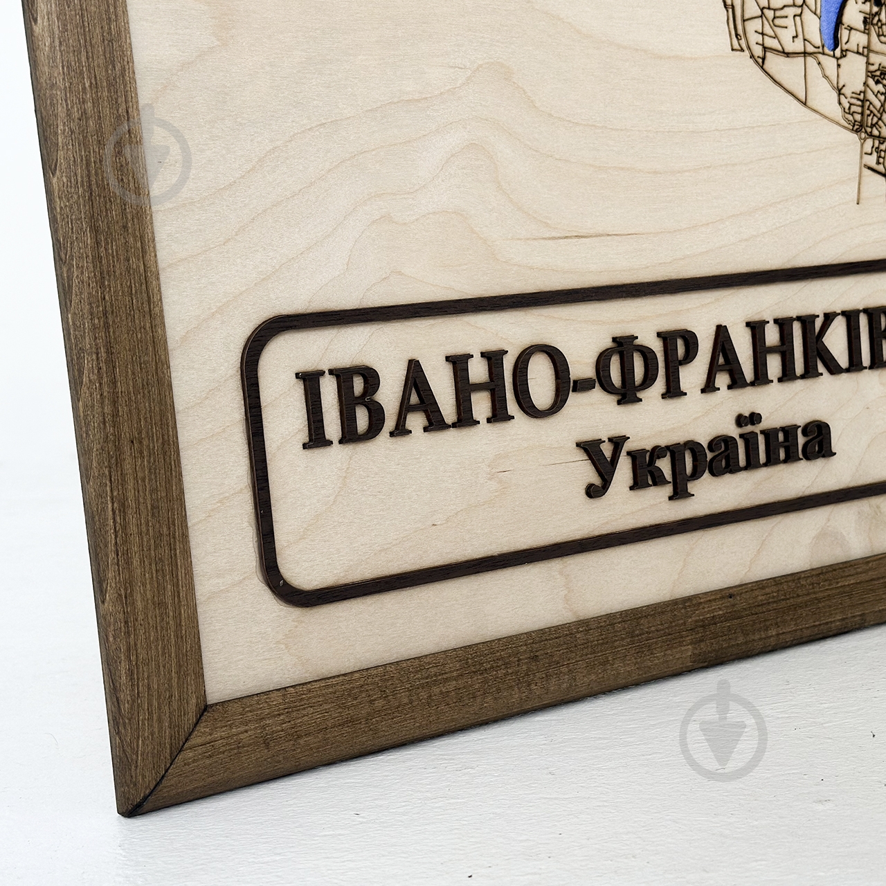 Мапа України Івано-Франківськ 65x65 см - фото 4