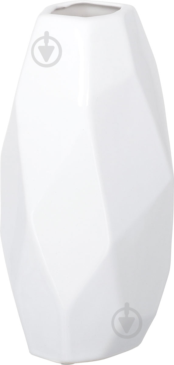 Ваза керамическая Eterna 2500-19 19 см белая - фото 1