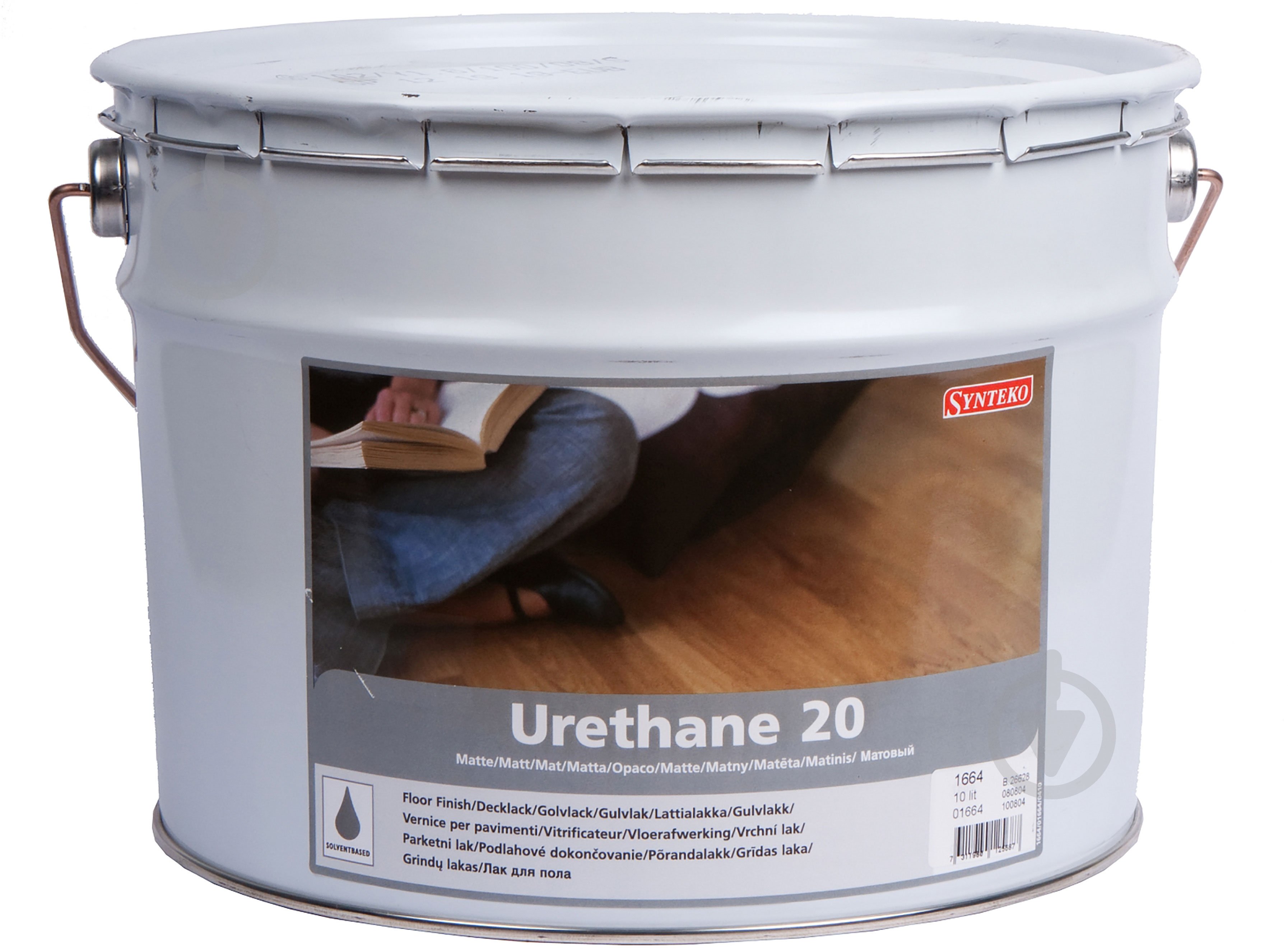 Лак паркетный URETHANE 20 SYNTEKO мат 10 л - фото 1 Лак паркетный URETHANE 20 SYNTEKO мат 10 л - фото 1