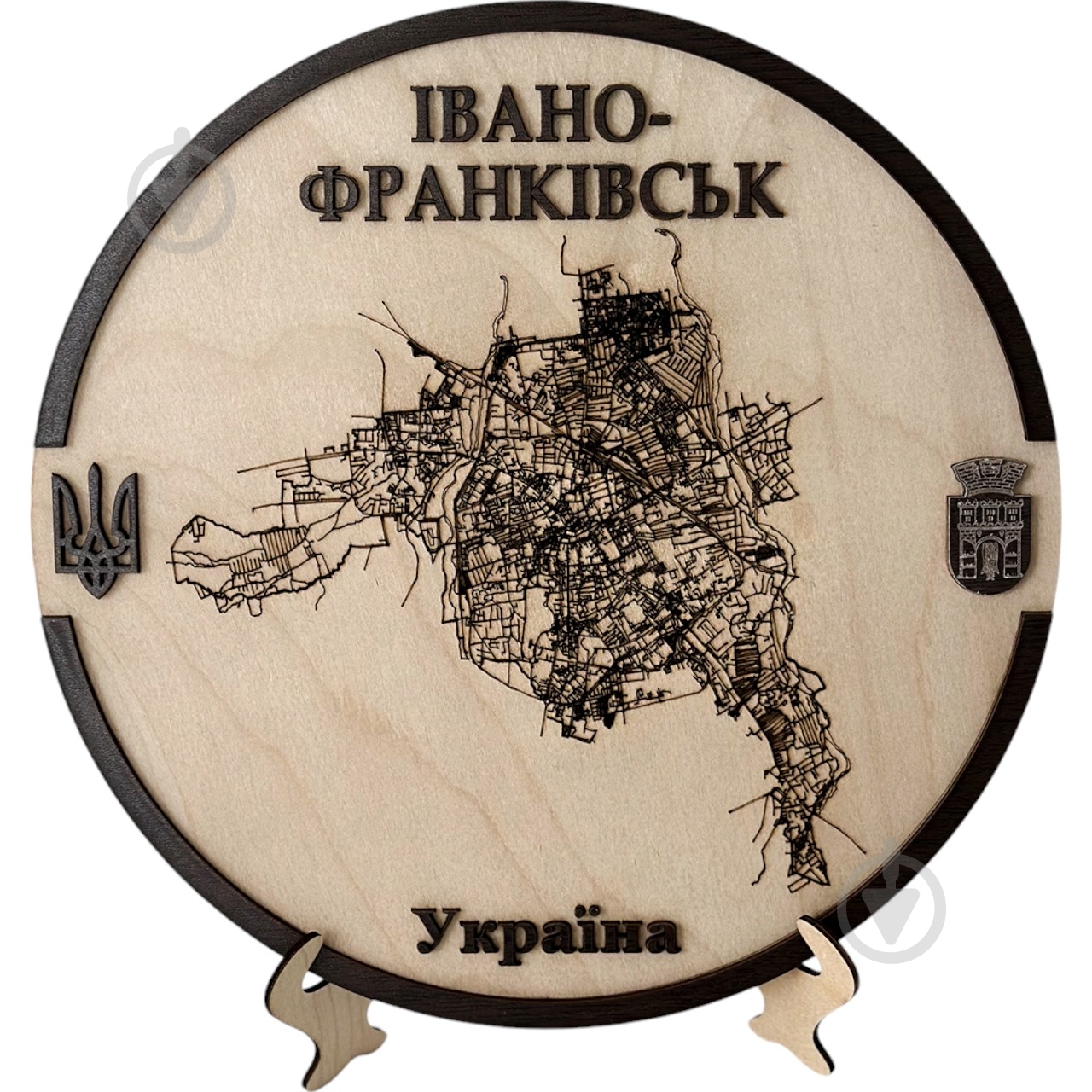 Мапа України Івано-Франківськ d30 - фото 1