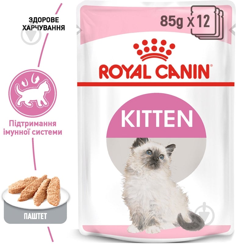 Паштет для котят Royal Canin Kitten Loaf мясо 85 г - фото 2